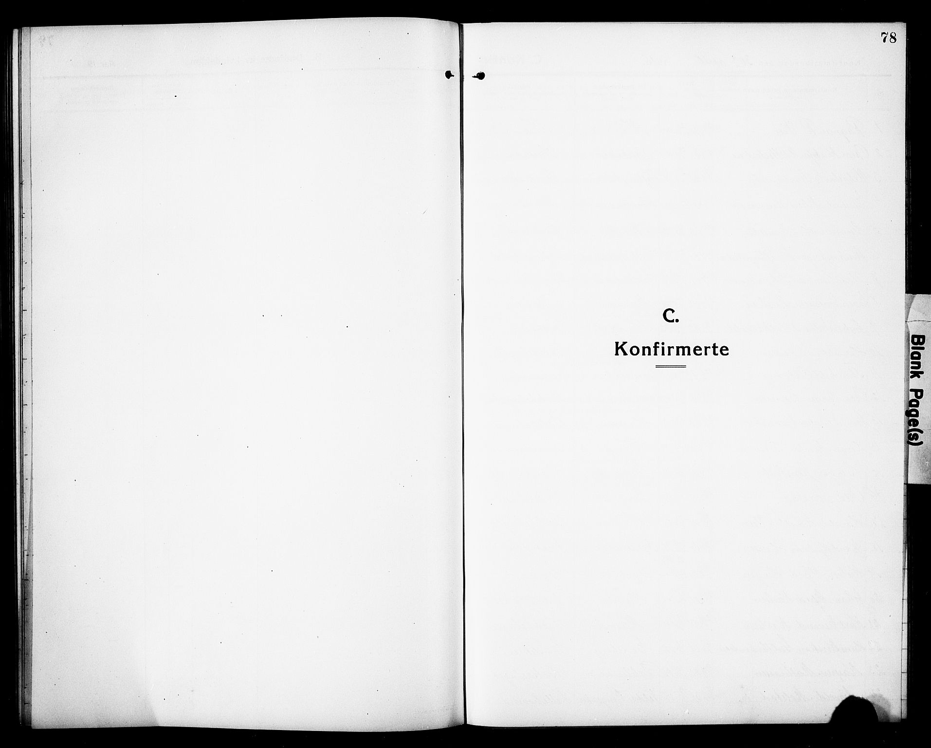 Stange prestekontor, SAH/PREST-002/L/L0015: Klokkerbok nr. 15, 1916-1928, s. 78