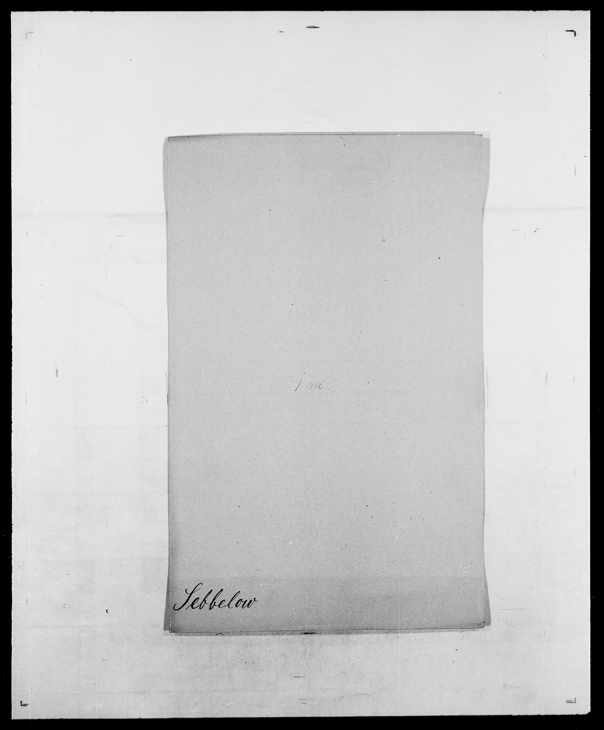 Delgobe, Charles Antoine - samling, SAO/PAO-0038/D/Da/L0035: Schnabel - sjetman, s. 519