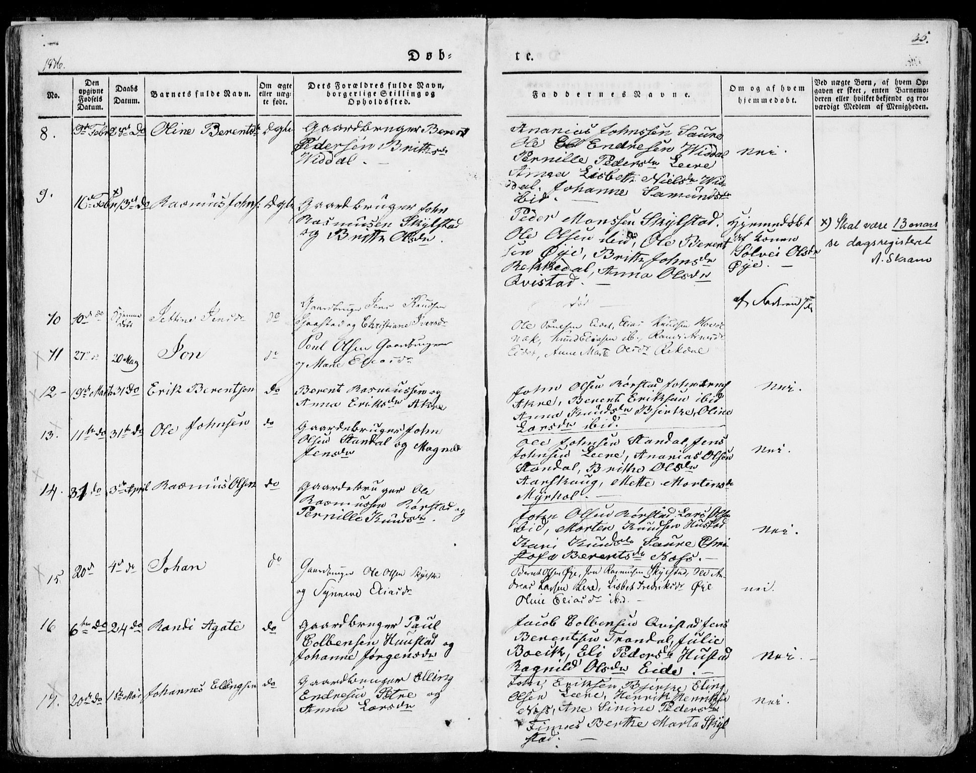 Ministerialprotokoller, klokkerbøker og fødselsregistre - Møre og Romsdal, AV/SAT-A-1454/515/L0208: Ministerialbok nr. 515A04, 1830-1846, s. 35