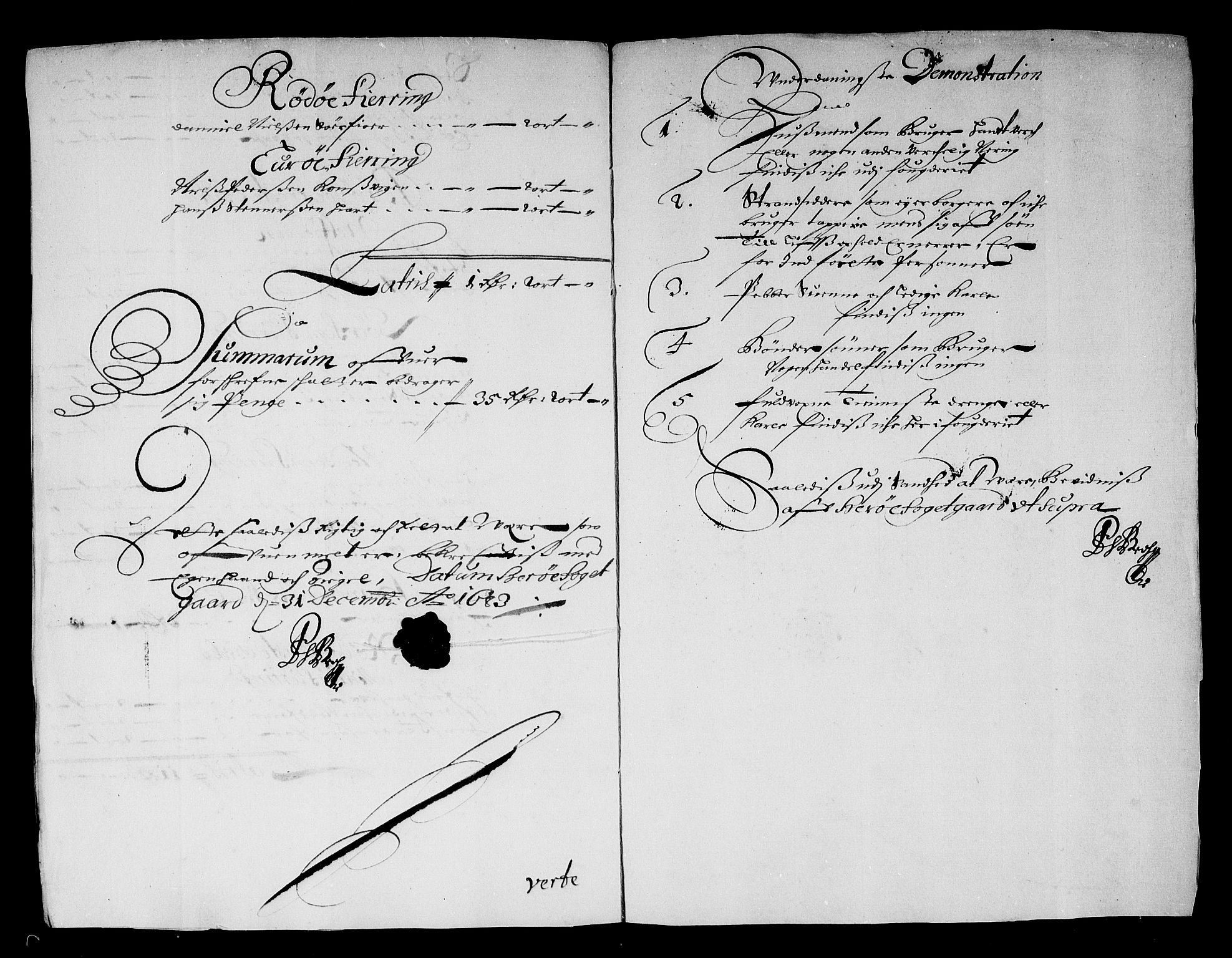 Rentekammeret inntil 1814, Reviderte regnskaper, Stiftamtstueregnskaper, Trondheim stiftamt og Nordland amt, AV/RA-EA-6044/R/Rg/L0074: Trondheim stiftamt og Nordland amt, 1683