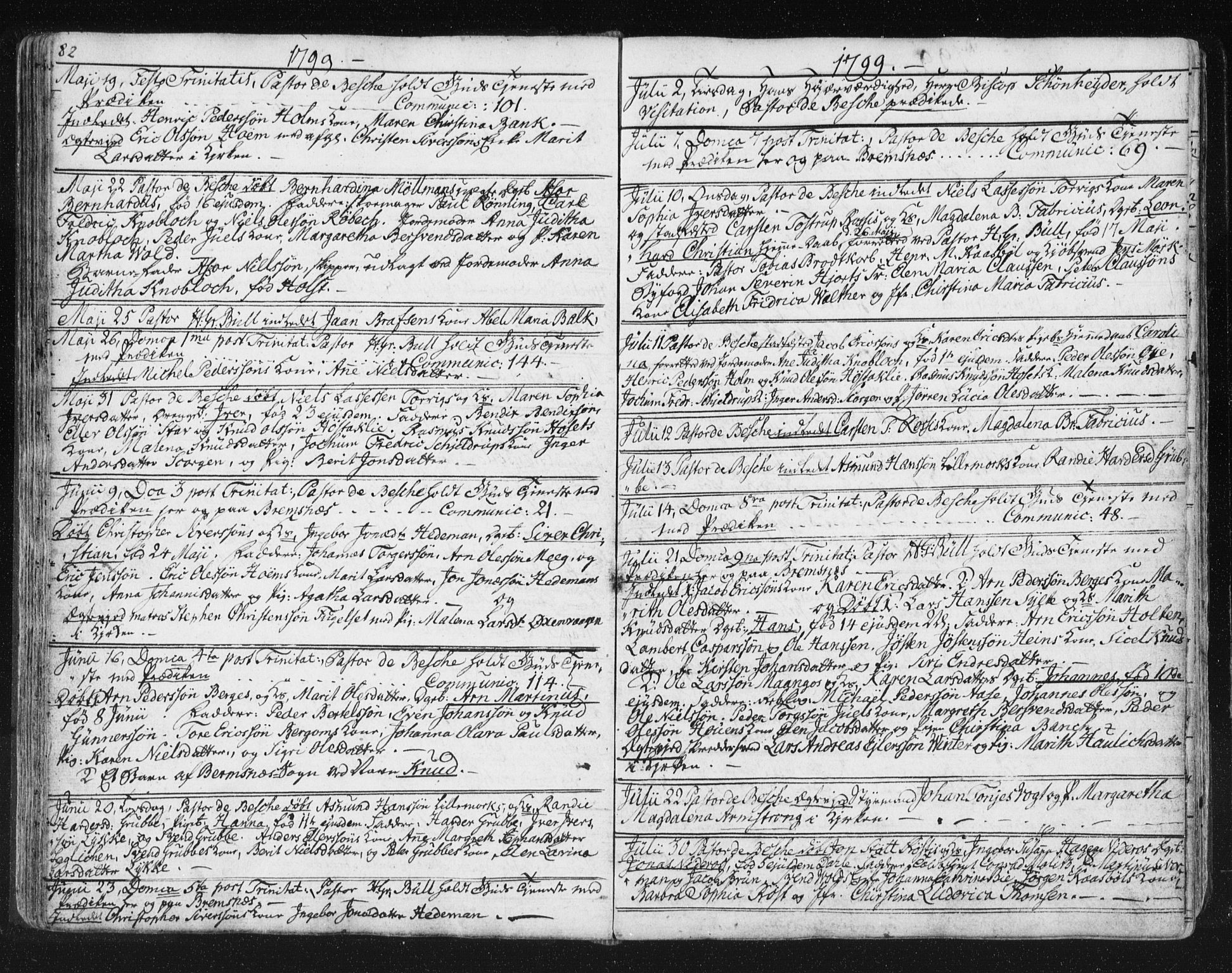 Ministerialprotokoller, klokkerbøker og fødselsregistre - Møre og Romsdal, AV/SAT-A-1454/572/L0841: Ministerialbok nr. 572A04, 1784-1819, s. 82