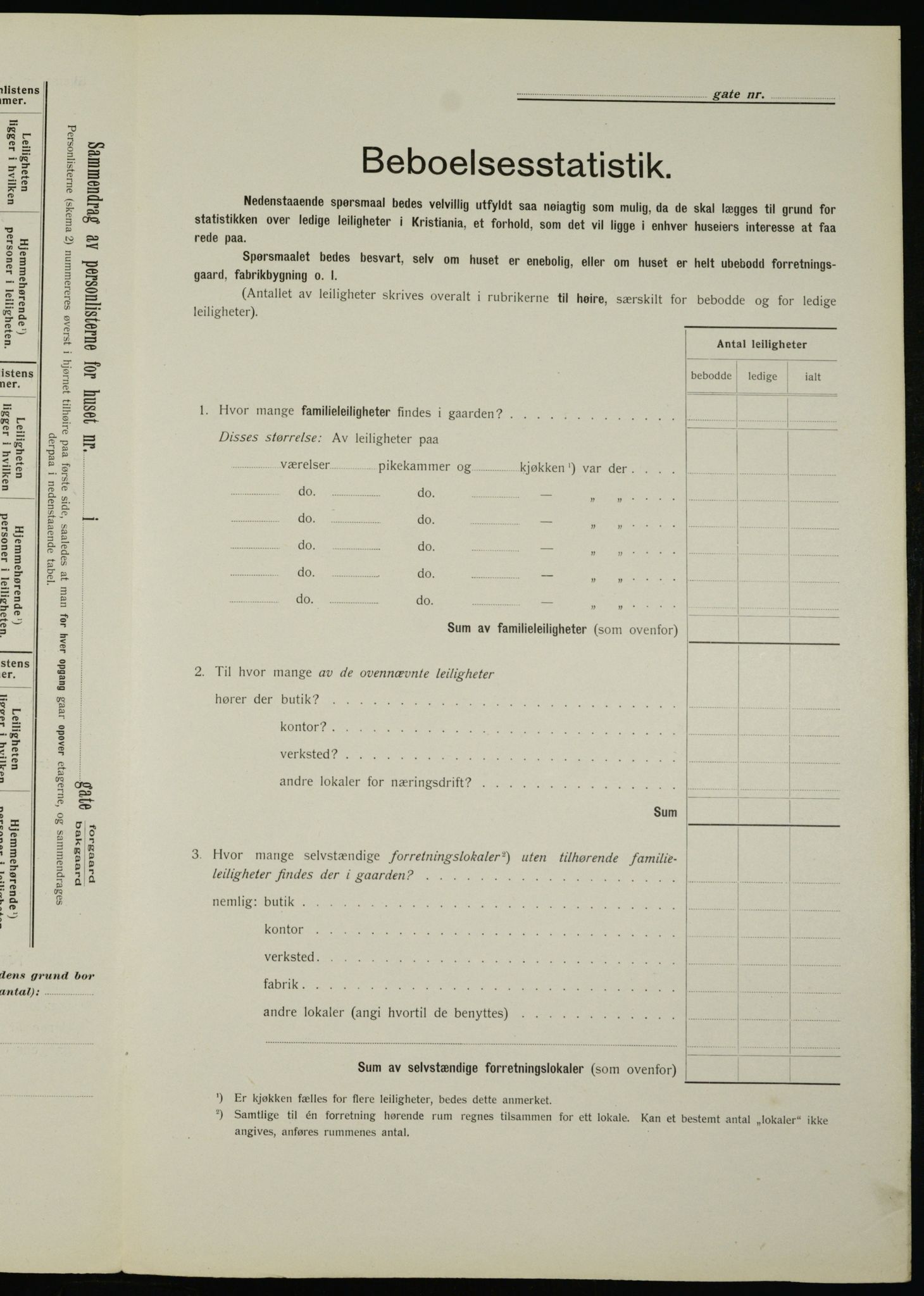 OBA, Kommunal folketelling 1.2.1912 for Kristiania, 1912, s. 21100