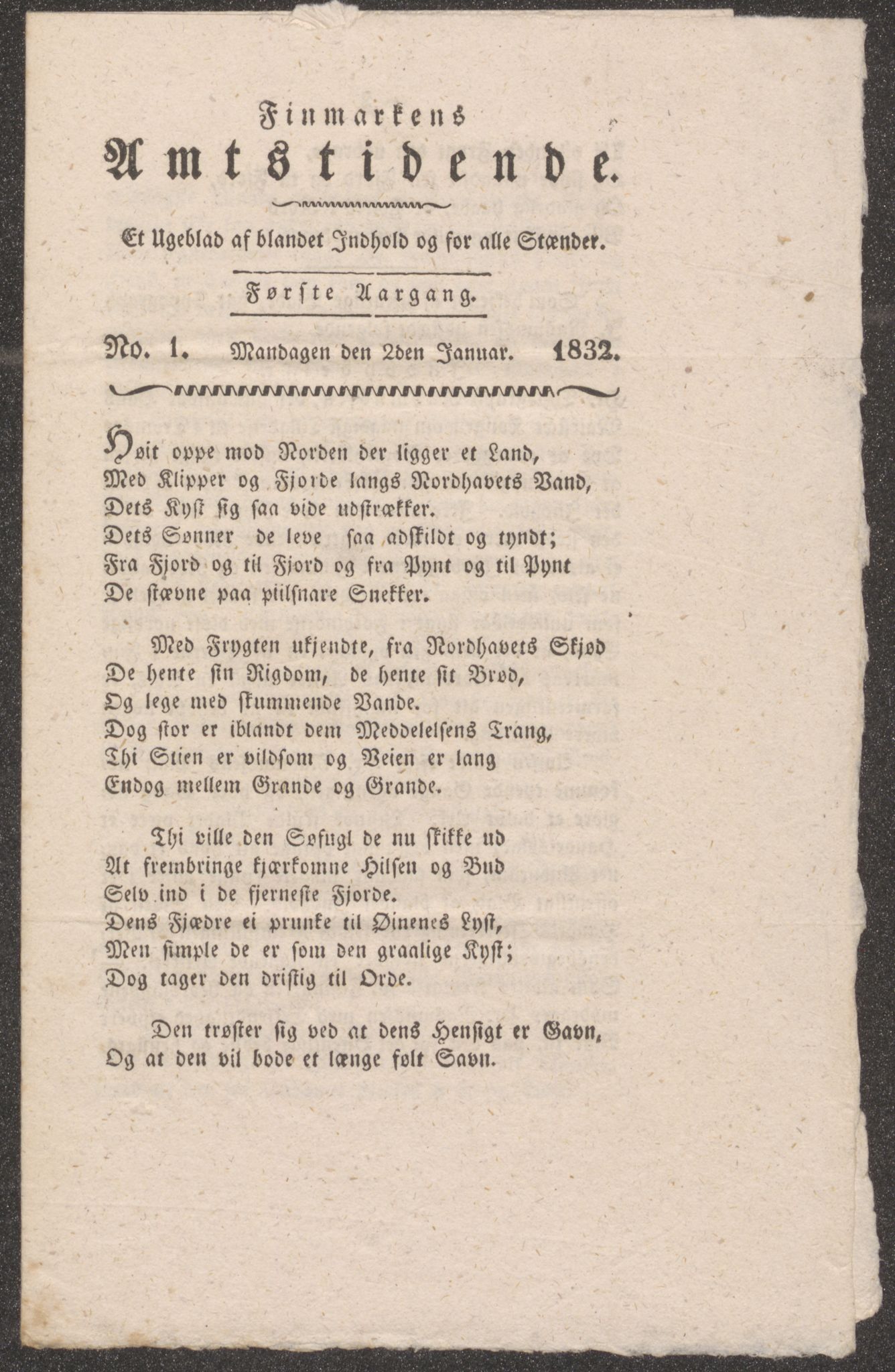 Bergens Museum, UMB/A007/D/Da/L0005/0003: Brevsamling 1831 - 1832 / Brevsamling 1832, 1832