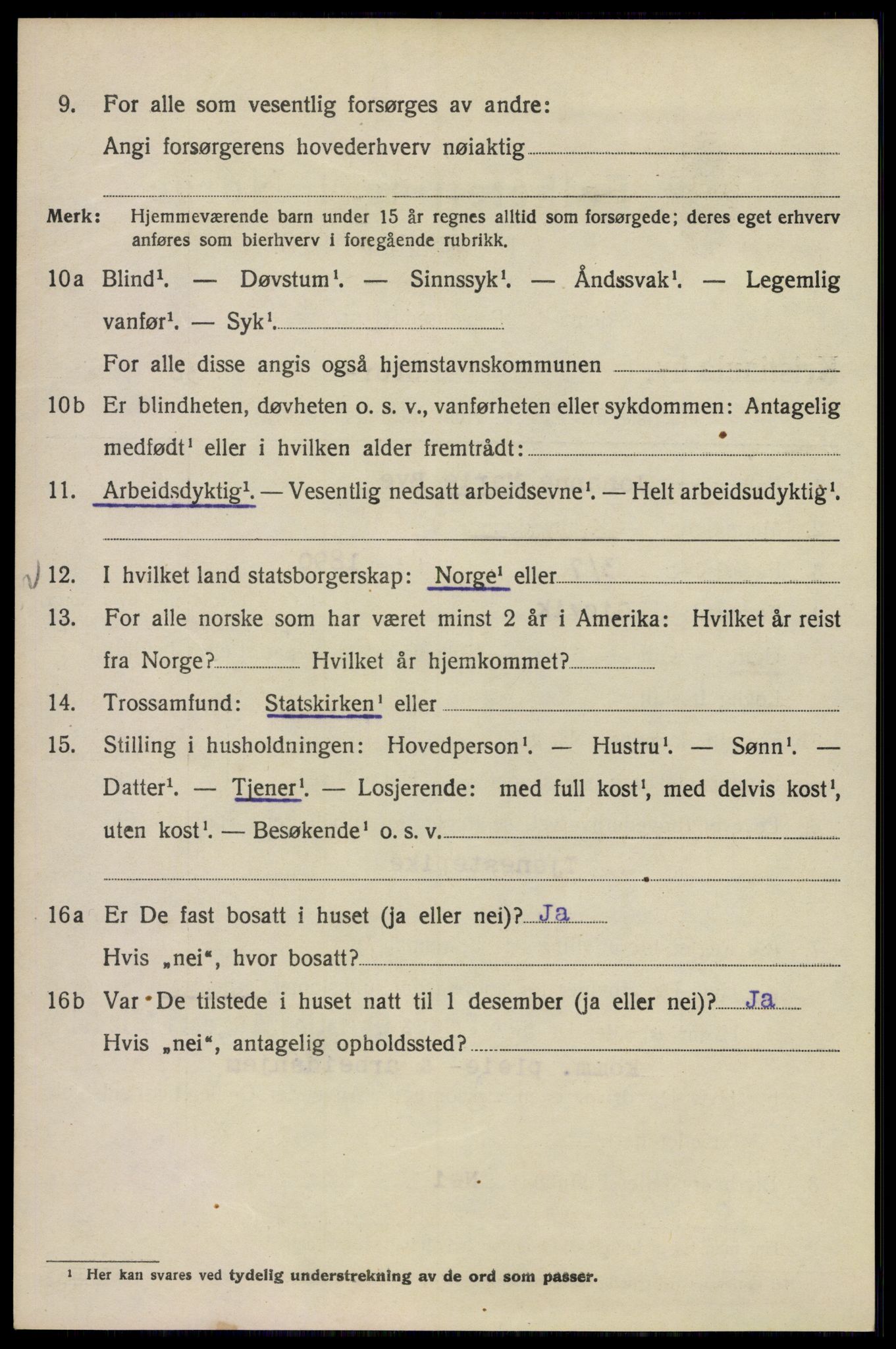 SAO, Folketelling 1920 for 0301 Kristiania kjøpstad, 1920, s. 548922