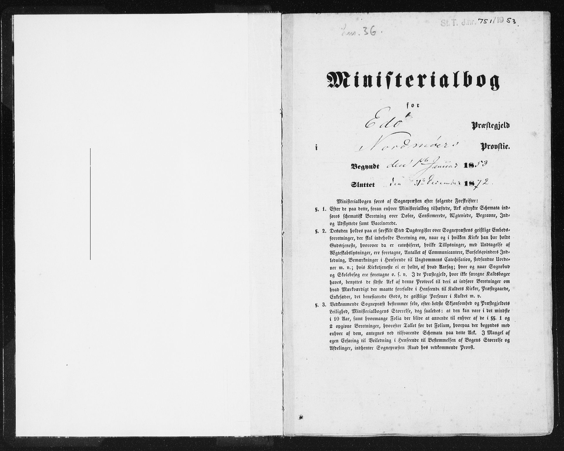 Ministerialprotokoller, klokkerbøker og fødselsregistre - Møre og Romsdal, AV/SAT-A-1454/581/L0937: Ministerialbok nr. 581A05, 1853-1872