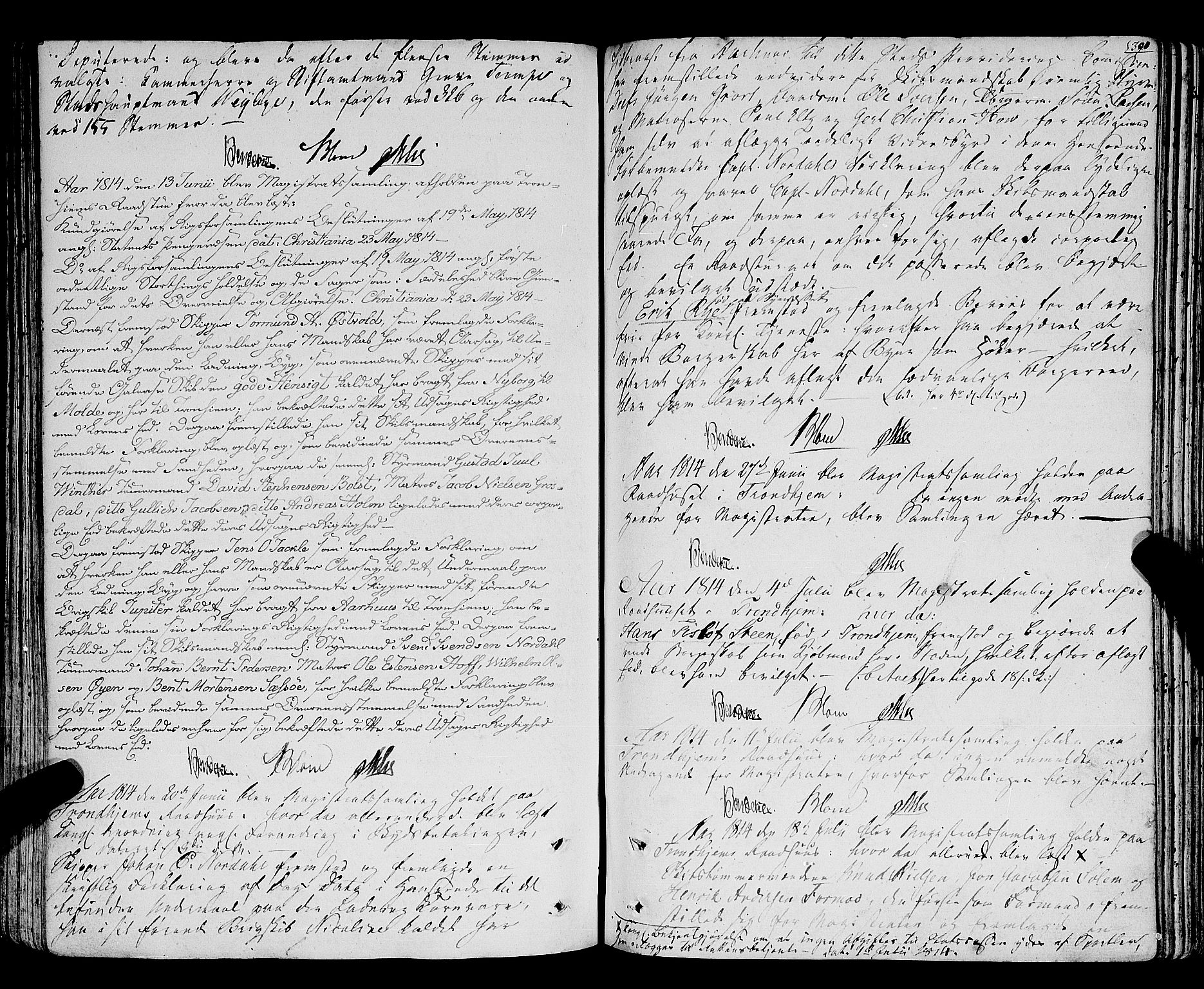 Trondheim magistrat, SAT/A-4372/A/Aa/L0018: Rådstueprotokoller, 1793-1826, s. 390