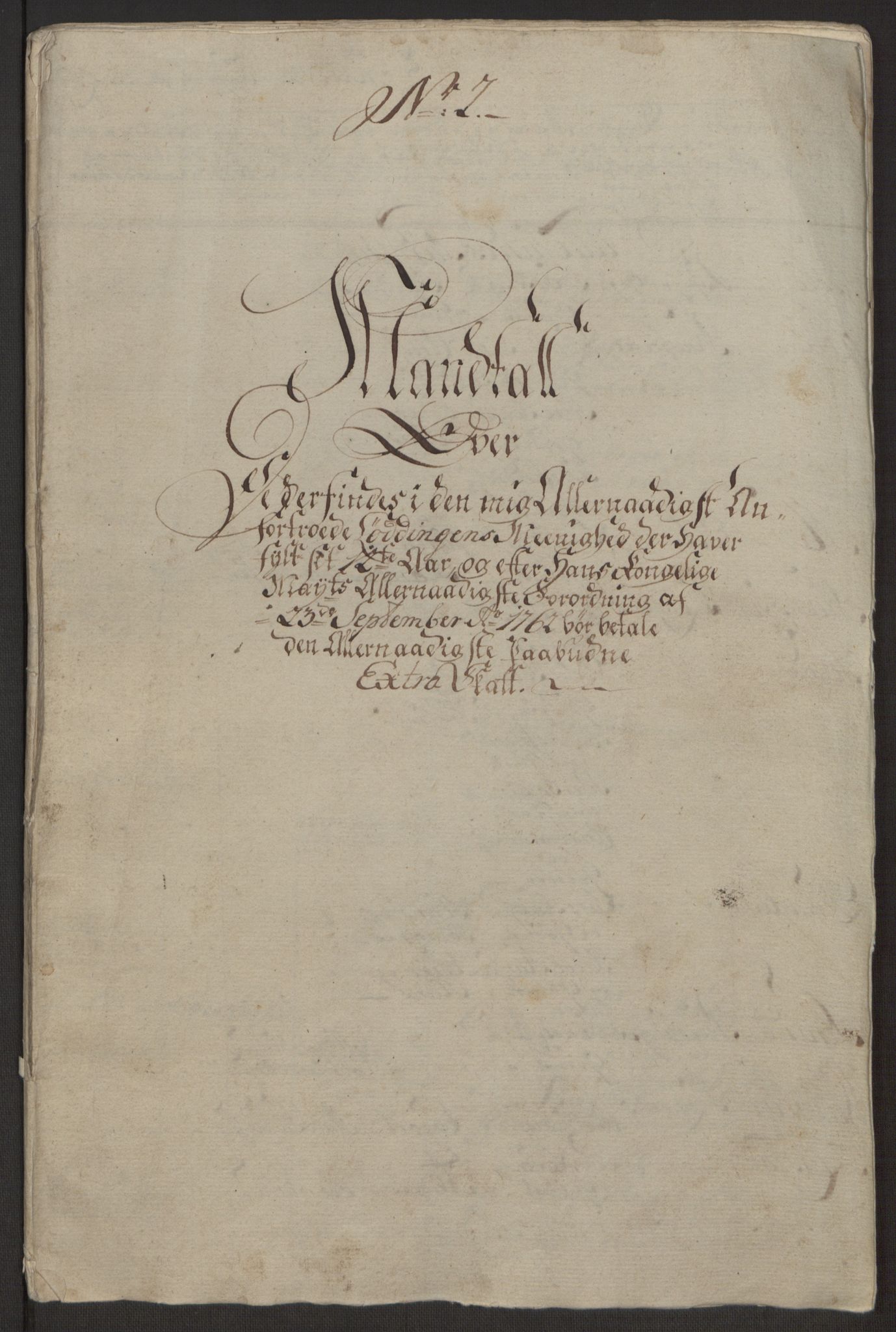 Rentekammeret inntil 1814, Realistisk ordnet avdeling, RA/EA-4070/Ol/L0022a/0001: [Gg 10]: Ekstraskatten, 23.09.1762. Nordlands amt / Salten, 1762-1763, s. 23