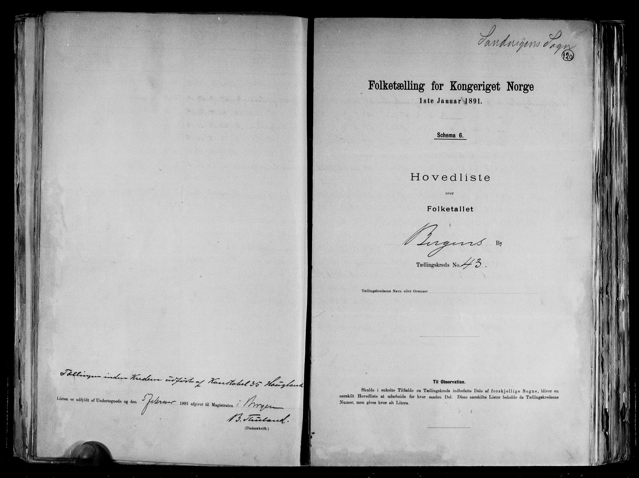RA, Folketelling 1891 for 1301 Bergen kjøpstad, 1891, s. 122