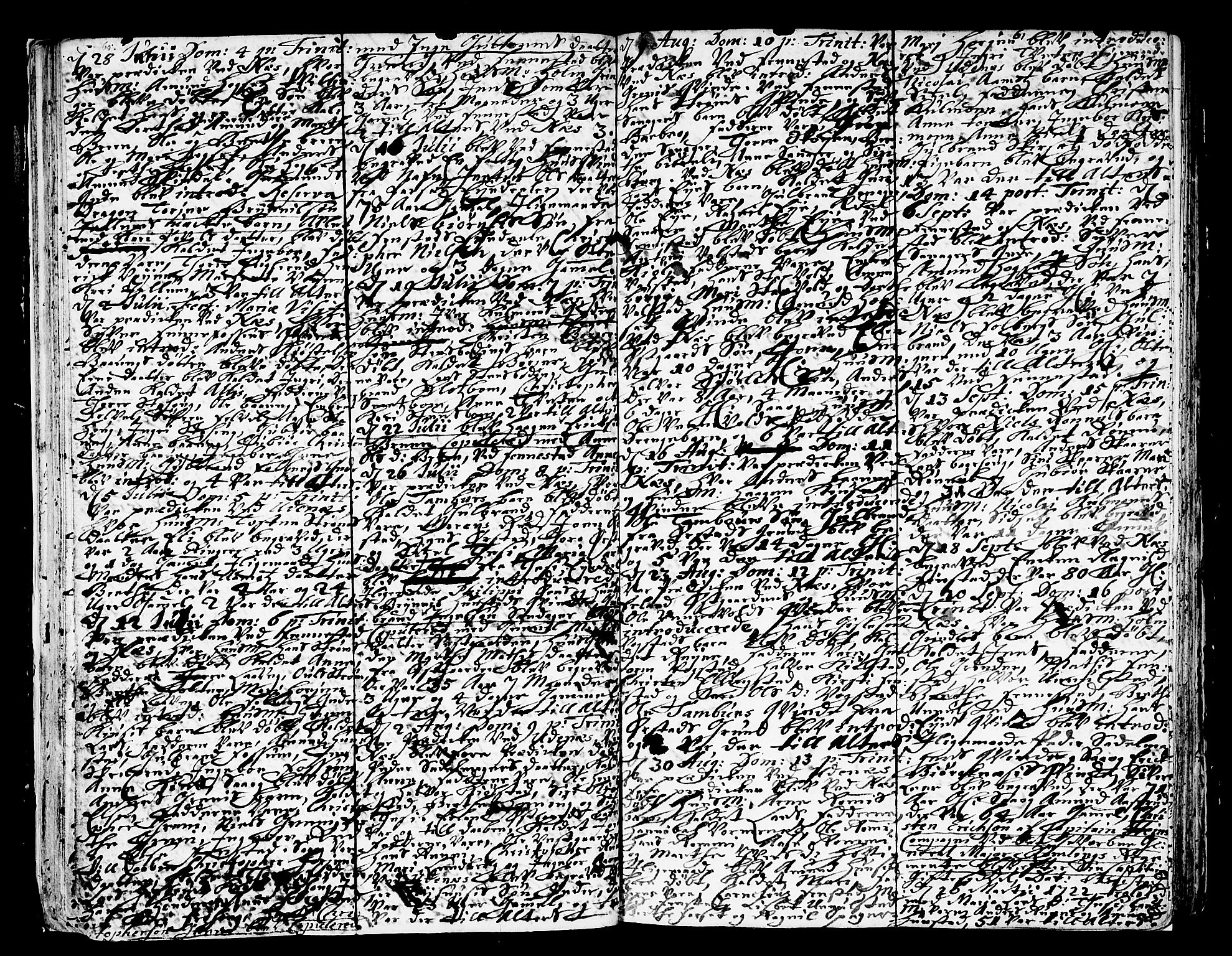 Nes prestekontor Kirkebøker, SAO/A-10410/F/Fa/L0002: Ministerialbok nr. I 2, 1717-1734, s. 60-61
