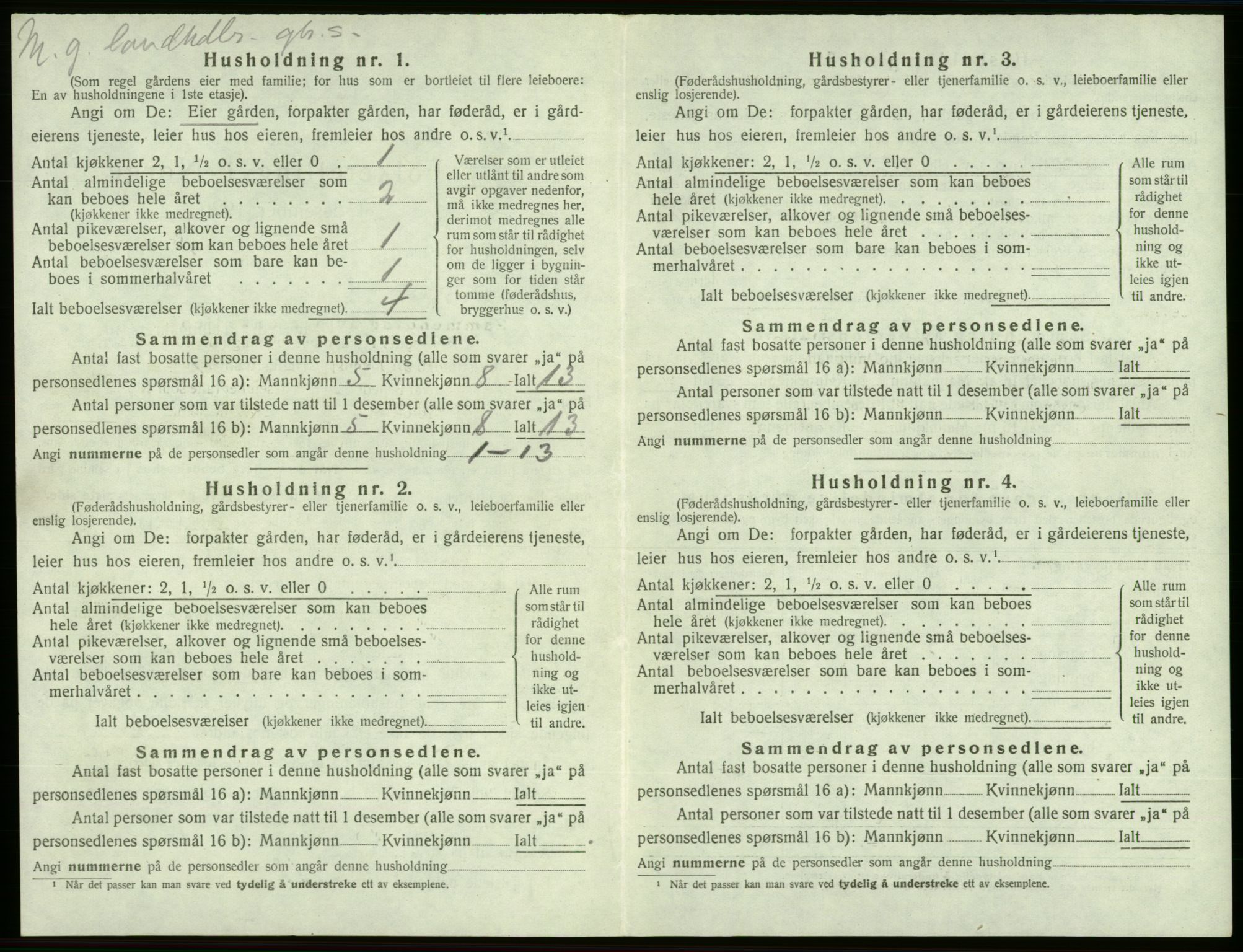 SAB, Folketelling 1920 for 1216 Sveio herred, 1920, s. 248