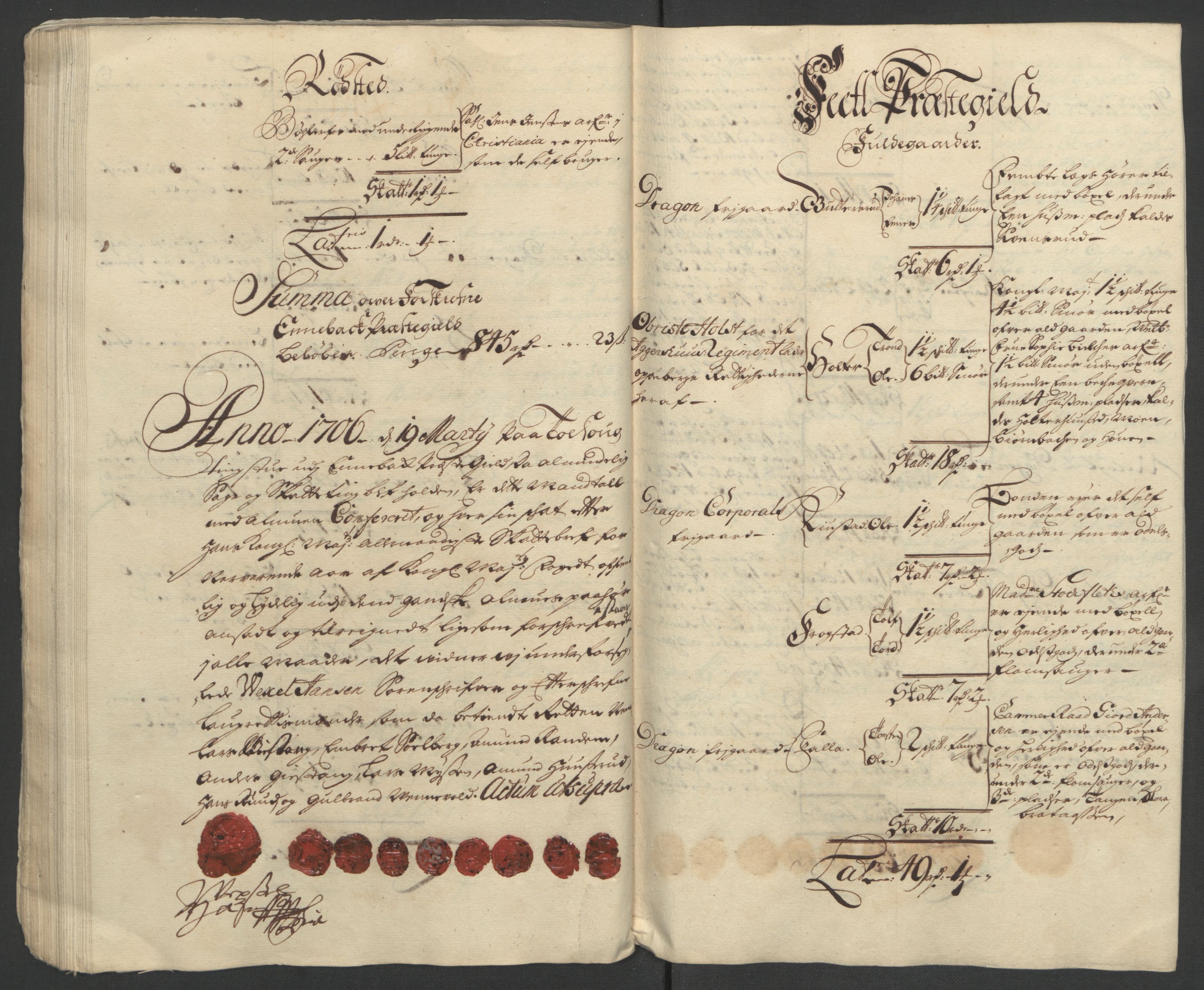 Rentekammeret inntil 1814, Reviderte regnskaper, Fogderegnskap, AV/RA-EA-4092/R11/L0590: Fogderegnskap Nedre Romerike, 1706-1707, s. 81