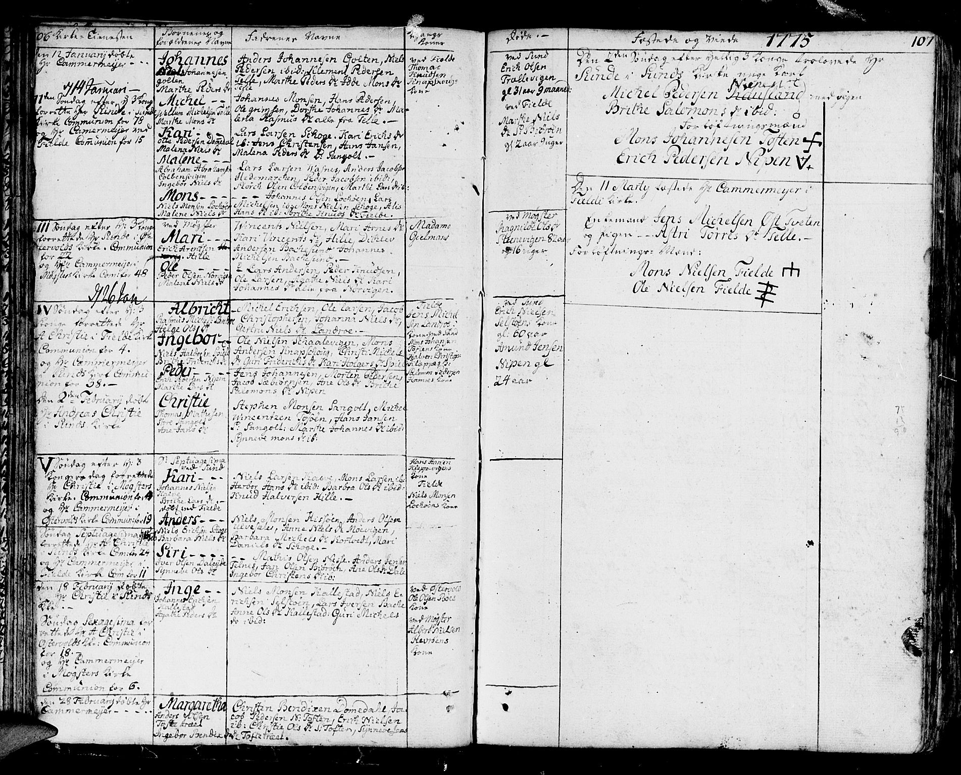 Sund sokneprestembete, AV/SAB-A-99930: Ministerialbok nr. A 5, 1770-1795, s. 106-107