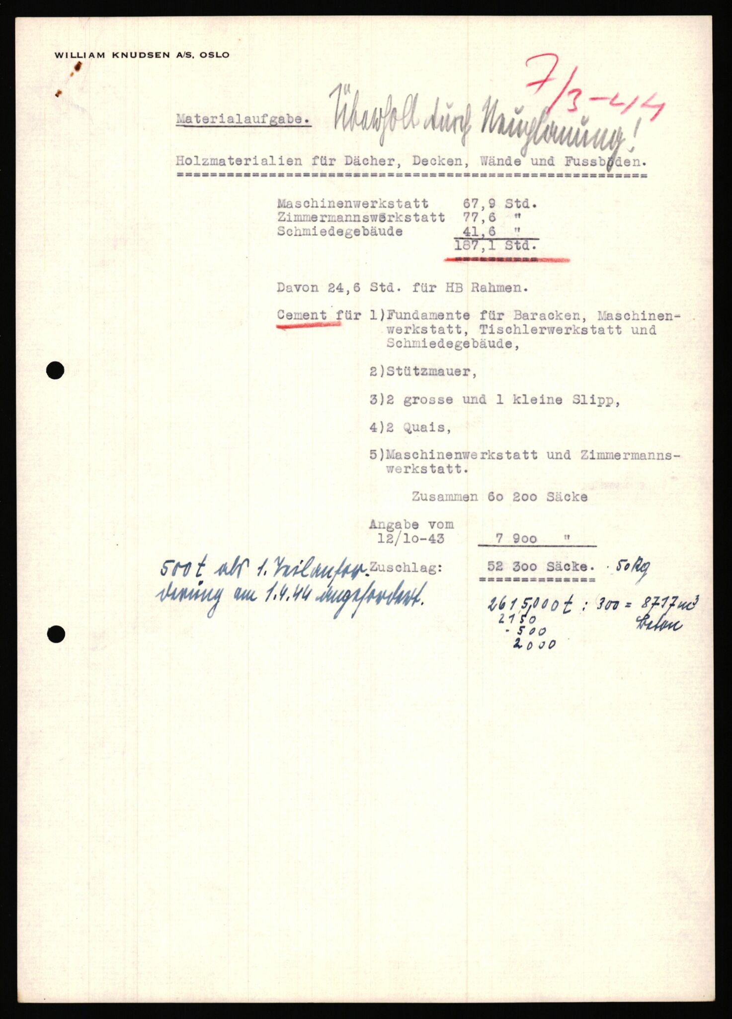 Tyske arkiver, Organisation Todt (OT), Einsatzgruppe Wiking, AV/RA-RAFA-2188/1/E/E6/E6c/L0007: Nachschub: Arkivkode 9451-9490, 1940-1945, s. 229