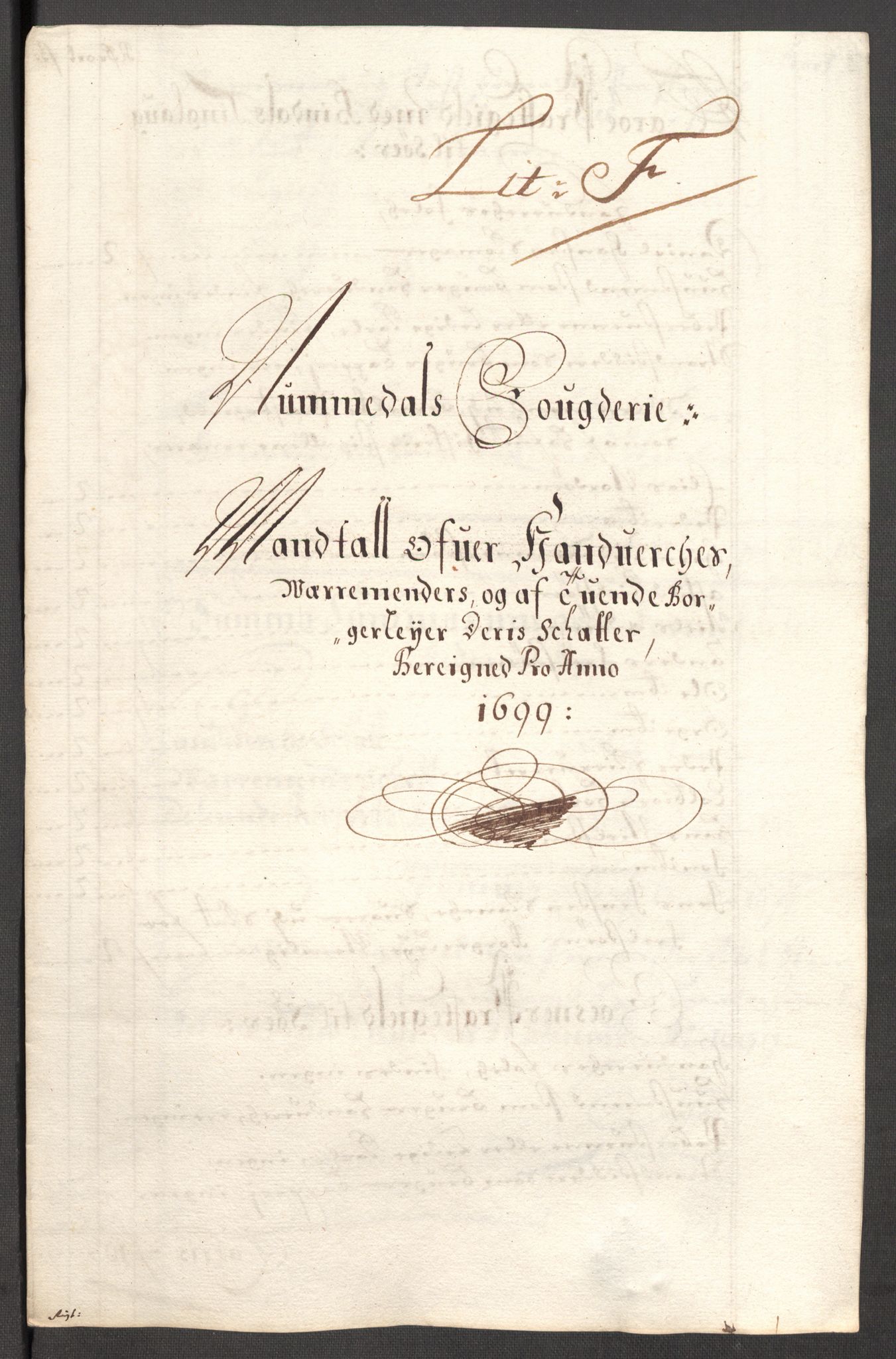 Rentekammeret inntil 1814, Reviderte regnskaper, Fogderegnskap, RA/EA-4092/R64/L4426: Fogderegnskap Namdal, 1699-1700, s. 105