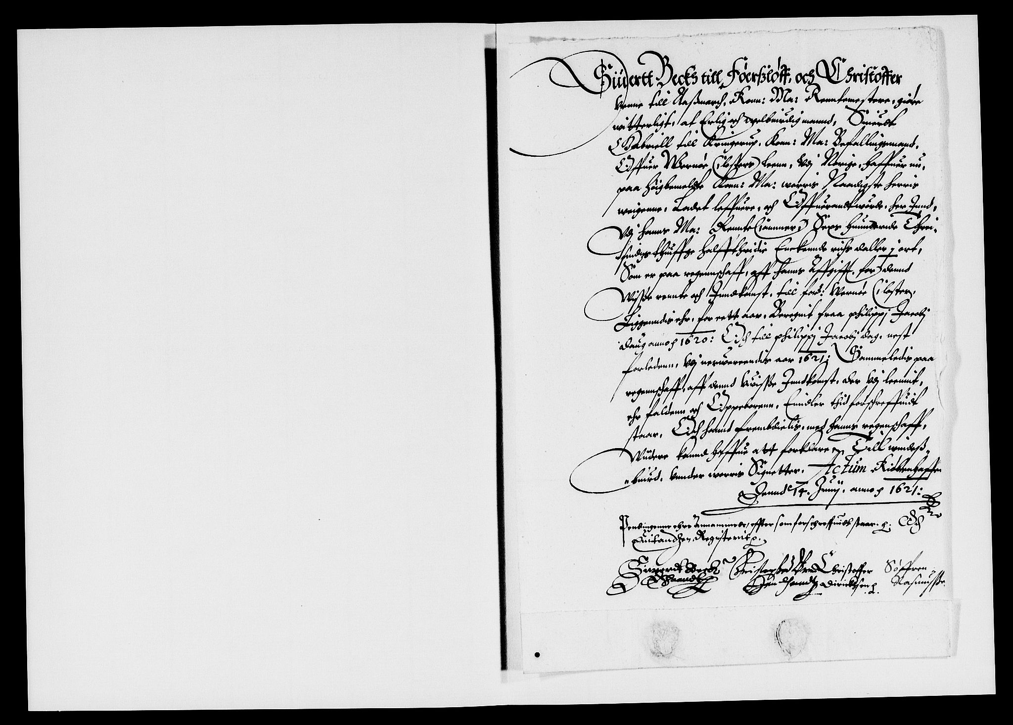 Rentekammeret inntil 1814, Reviderte regnskaper, Lensregnskaper, AV/RA-EA-5023/R/Rb/Rbg/L0002: Verne kloster len, 1619-1630