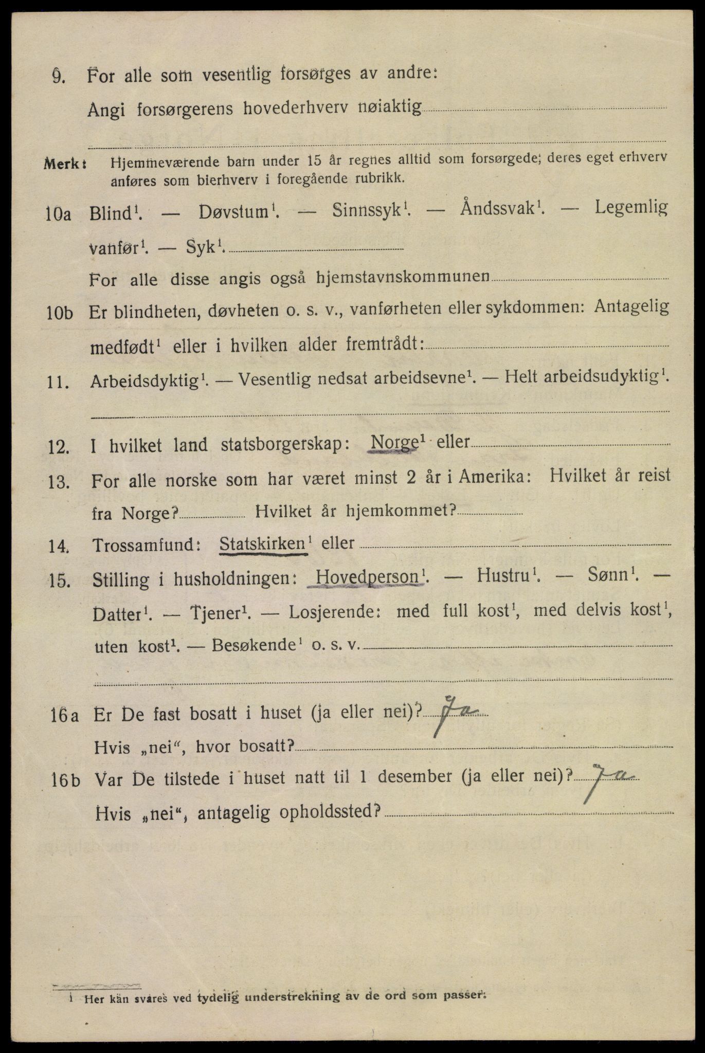 SAKO, Folketelling 1920 for 0601 Hønefoss kjøpstad, 1920, s. 2271