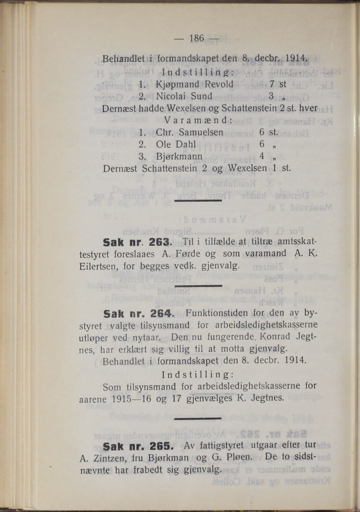 Narvik kommune. Formannskap , AIN/K-18050.150/A/Ab/L0004: Møtebok, 1914