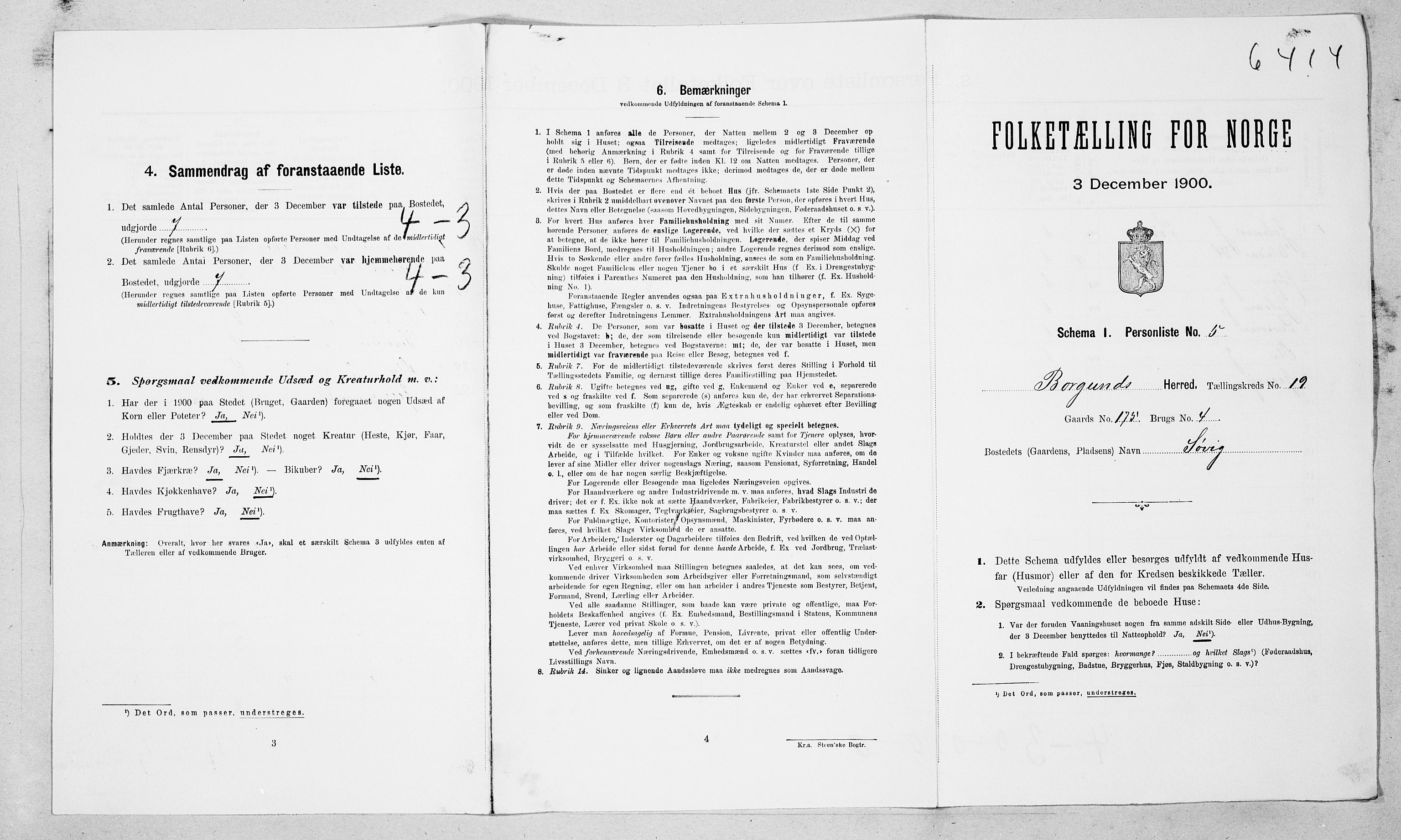 SAT, Folketelling 1900 for 1531 Borgund herred, 1900, s. 1891