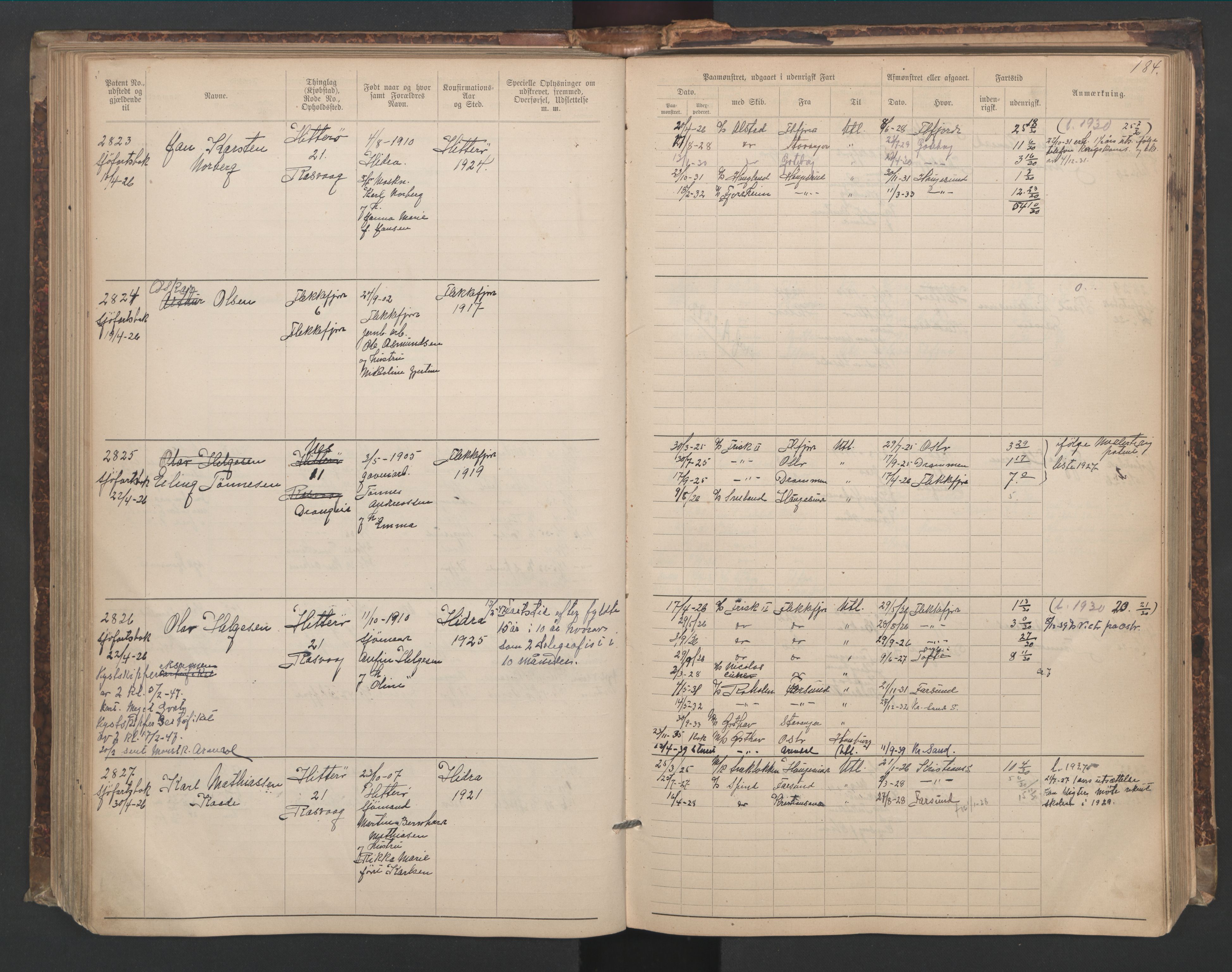 Flekkefjord mønstringskrets, AV/SAK-2031-0018/F/Fa/L0006: Annotasjonsrulle nr 1916-2964 med register, Æ-3, 1891-1948, s. 215