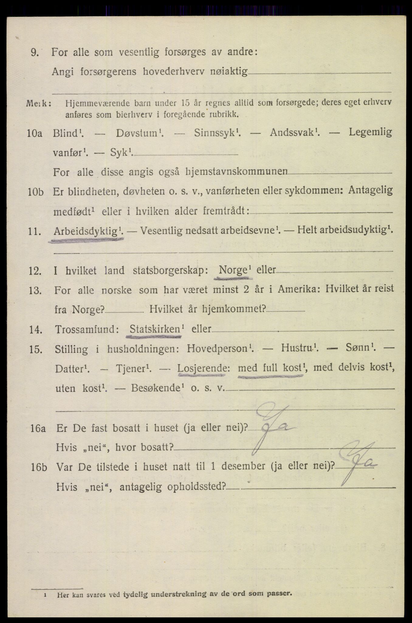 SAH, Folketelling 1920 for 0528 Østre Toten herred, 1920, s. 6107