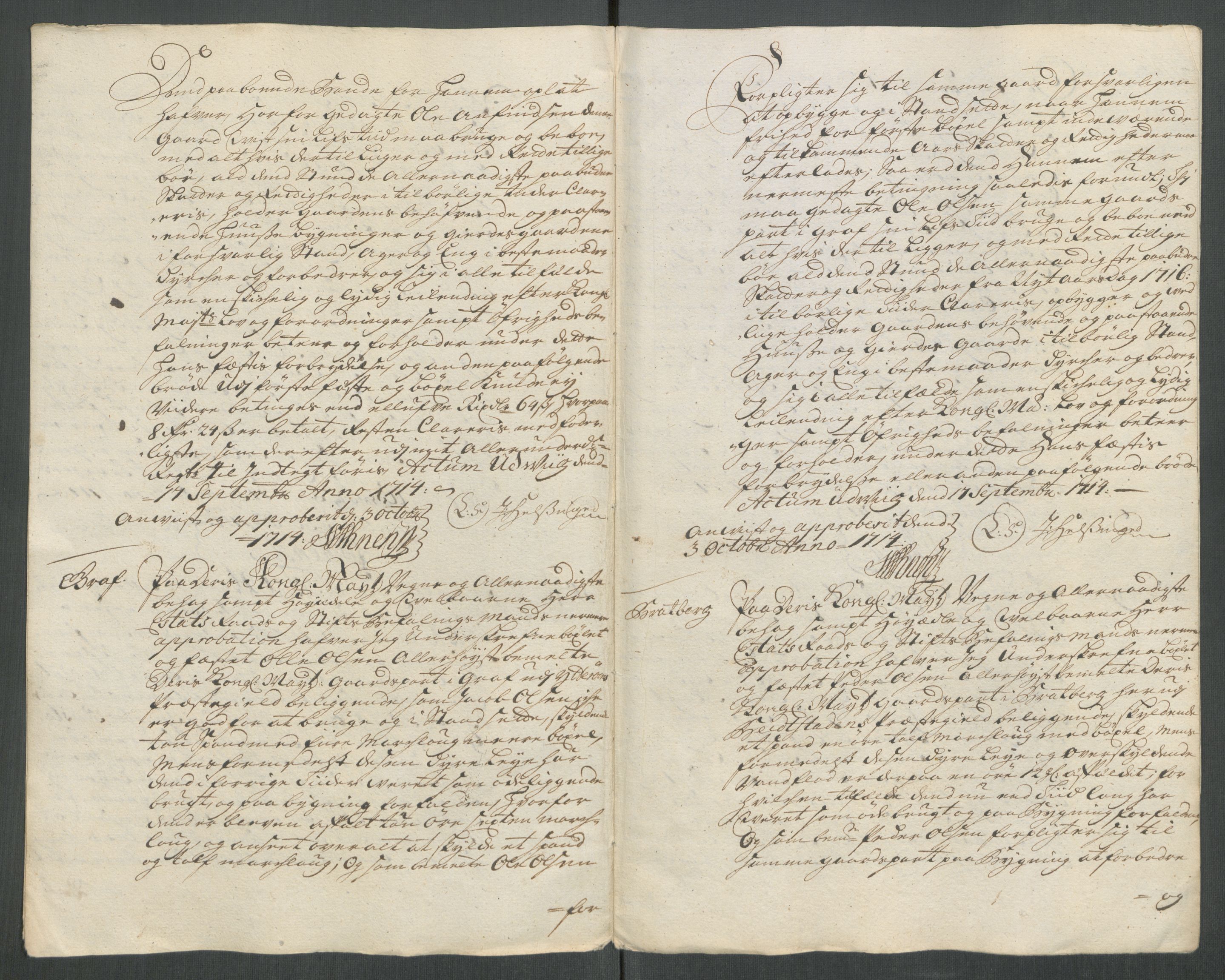 Rentekammeret inntil 1814, Reviderte regnskaper, Fogderegnskap, RA/EA-4092/R63/L4322: Fogderegnskap Inderøy, 1714, s. 250