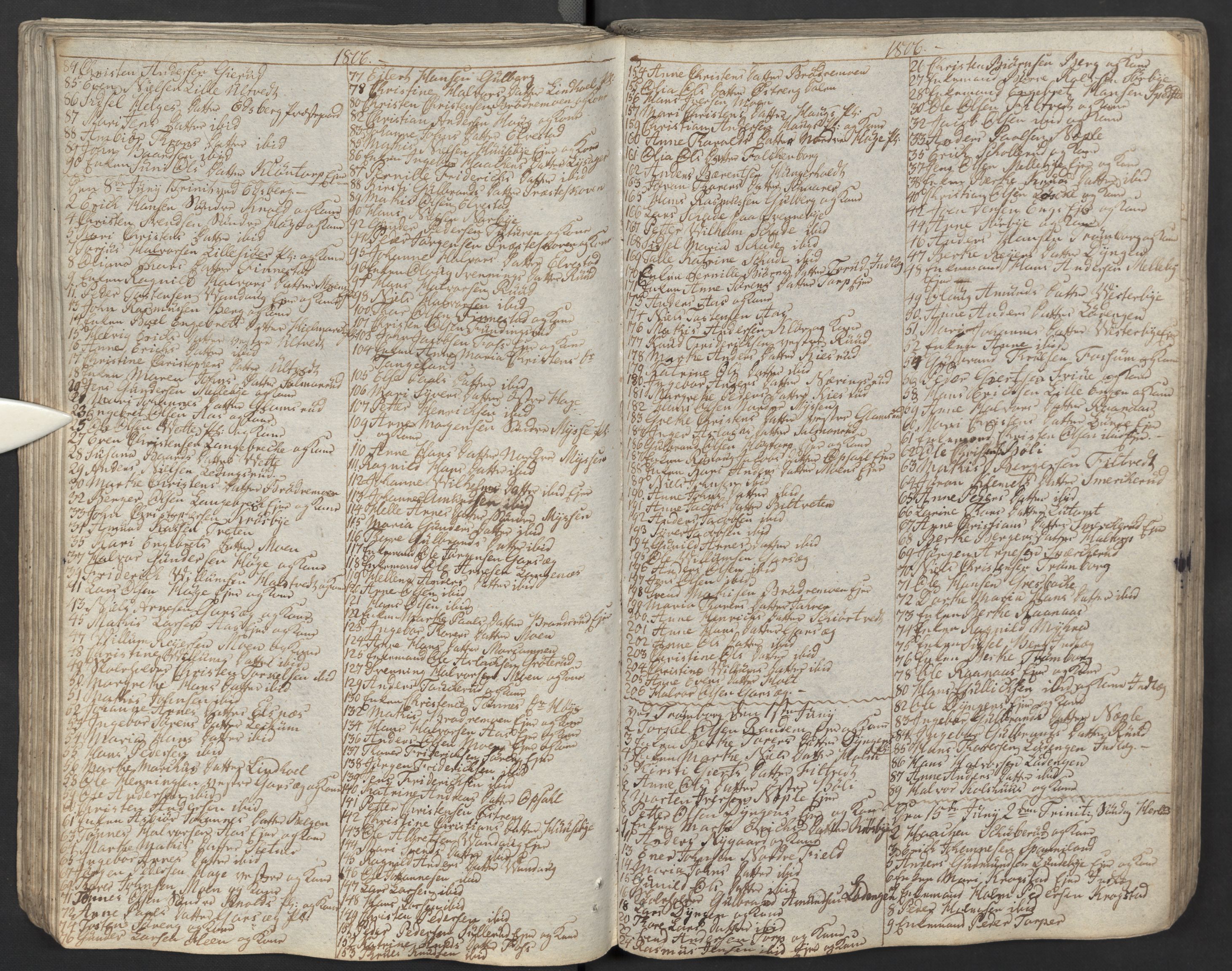 Eidsberg prestekontor Kirkebøker, AV/SAO-A-10905/M/Ma/L0001: Kommunikantprotokoll nr. I 1, 1800-1821