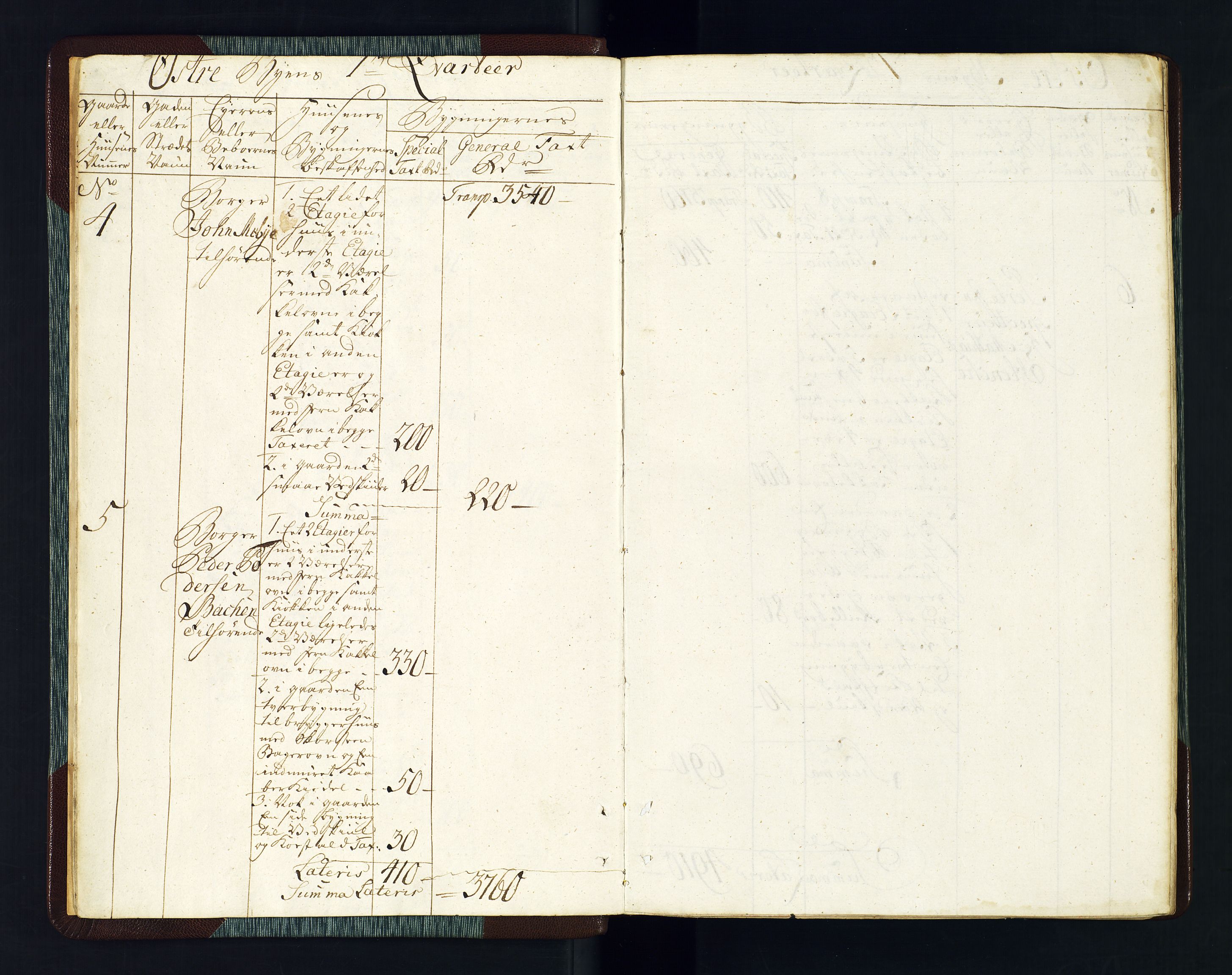 Norges Brannkasse Kristiansand, AV/SAK-2241-0030/F/Fa/L0069: Branntakstprotokoll dublett, 1767-1768