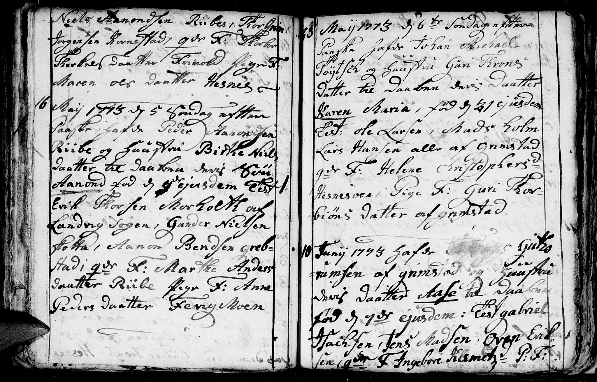 Fjære sokneprestkontor, AV/SAK-1111-0011/F/Fb/L0004: Klokkerbok nr. B 4, 1766-1785, s. 89b-90a