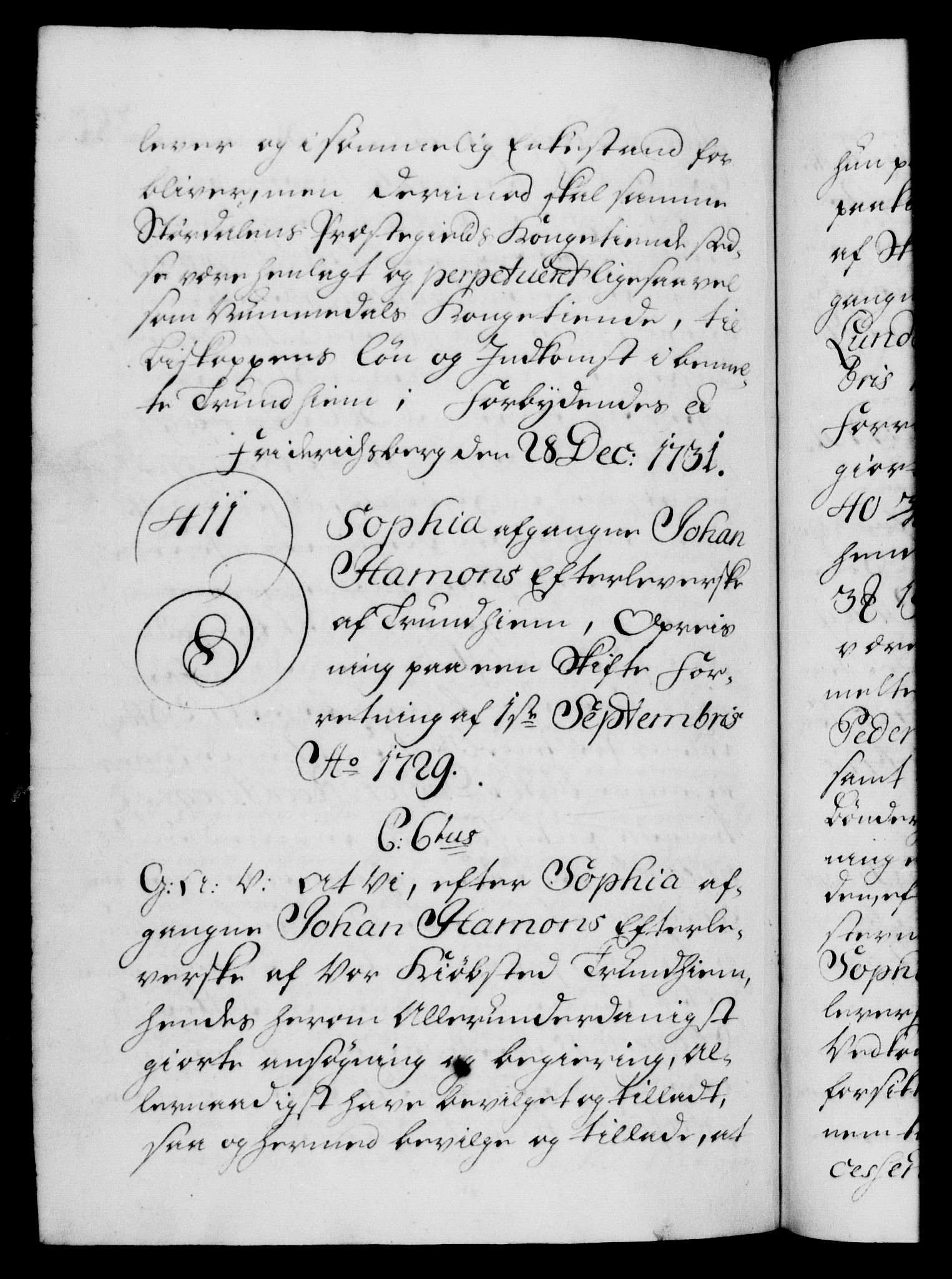 Danske Kanselli 1572-1799, AV/RA-EA-3023/F/Fc/Fca/Fcaa/L0027: Norske registre, 1730-1732, s. 382b