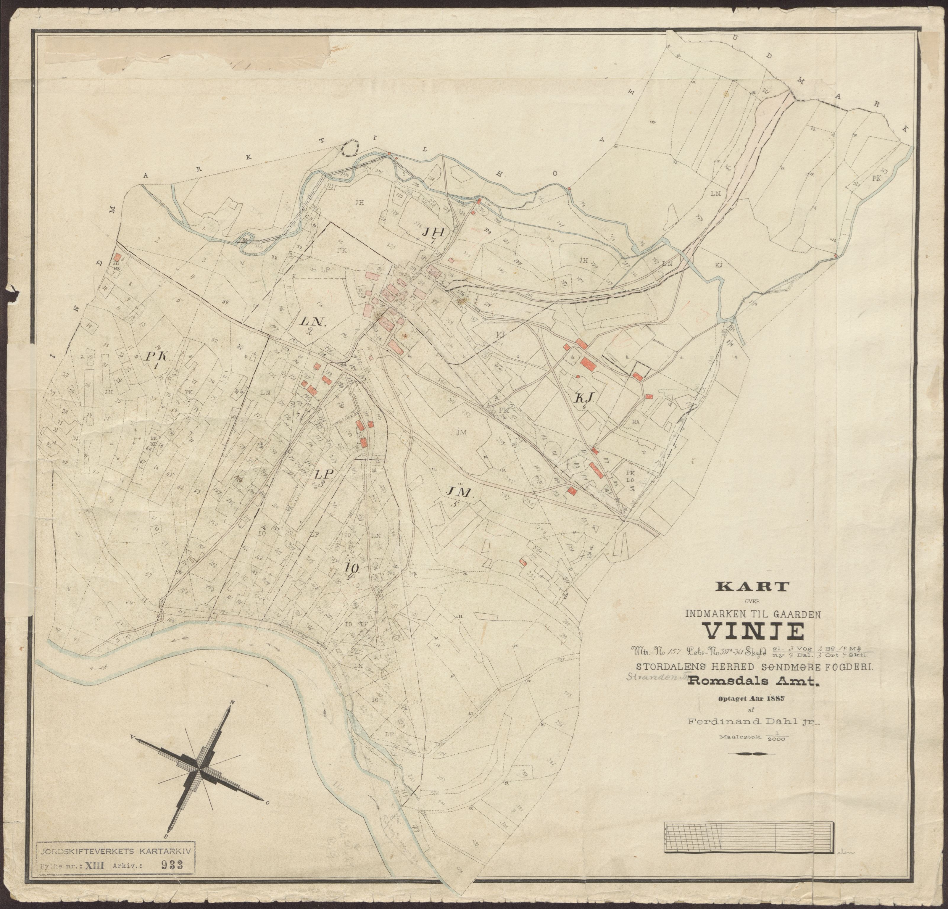 Jordskifteverkets kartarkiv, AV/RA-S-3929/T, 1859-1988, s. 1117