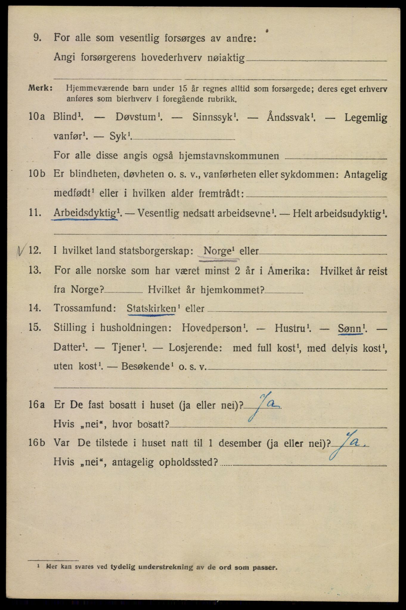 SAO, Folketelling 1920 for 0301 Kristiania kjøpstad, 1920, s. 462414