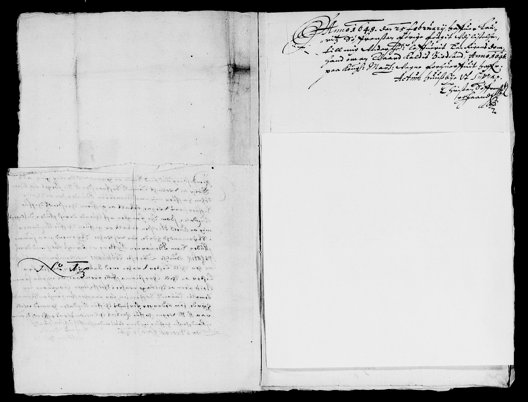 Rentekammeret inntil 1814, Reviderte regnskaper, Lensregnskaper, AV/RA-EA-5023/R/Rb/Rbr/L0016: Lista len, 1645-1647