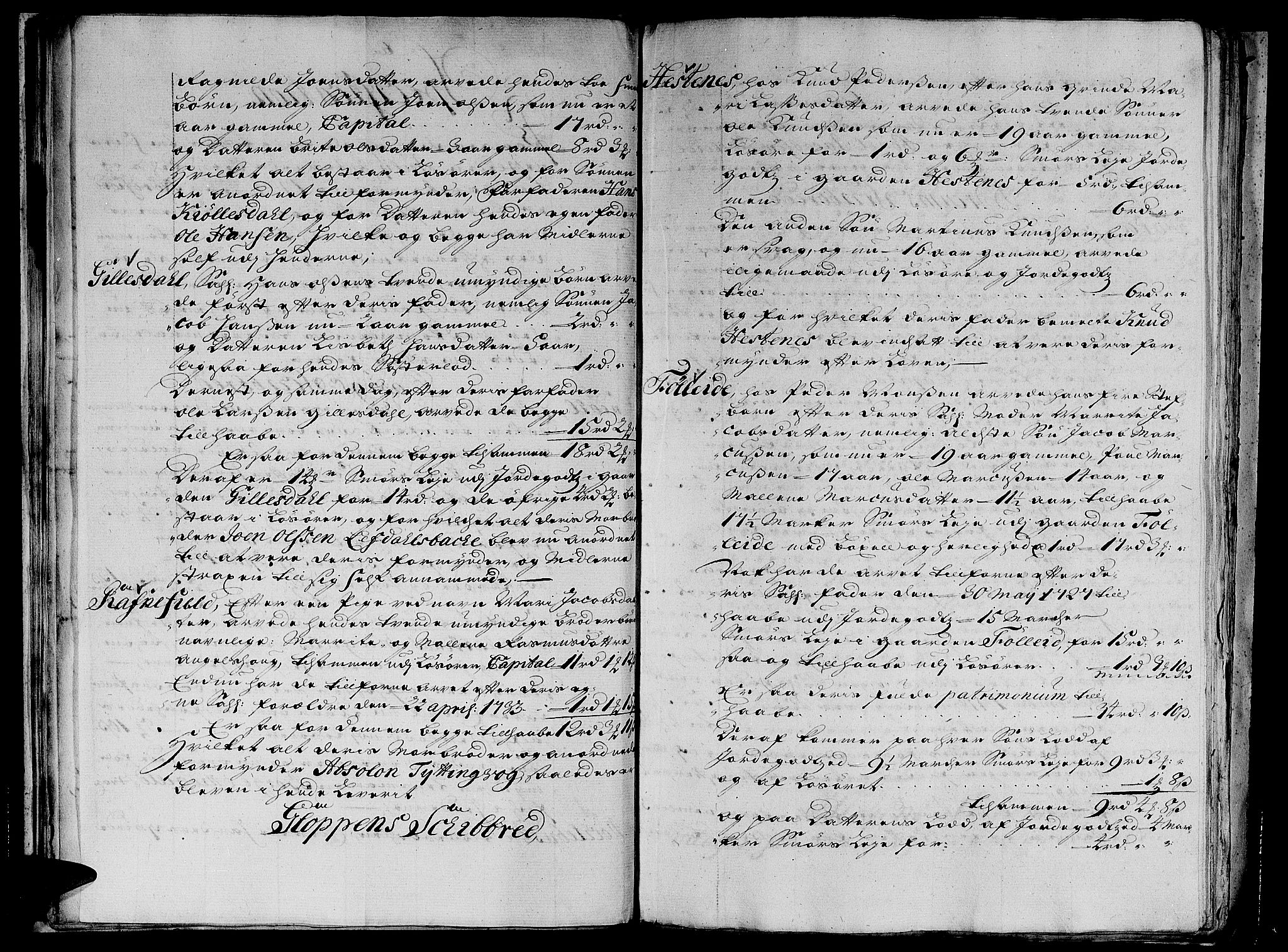 Nordfjord sorenskriveri, SAB/A-2801/04/04a/L0008: Skifteprotokollar, 1733-1744, s. 37