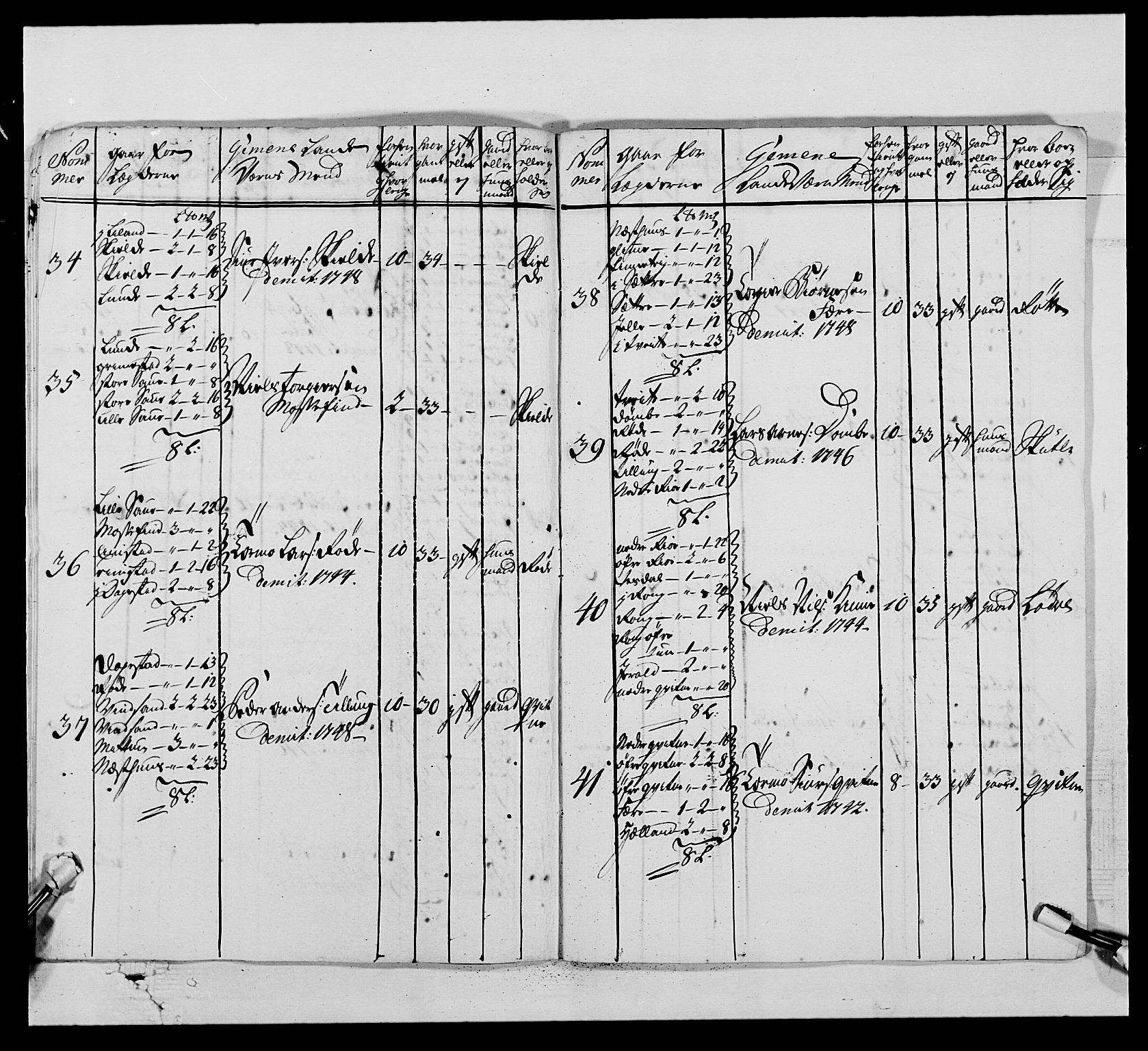 Kommanderende general (KG I) med Det norske krigsdirektorium, AV/RA-EA-5419/E/Ea/L0520: 2. Bergenhusiske regiment, 1746-1756, s. 214