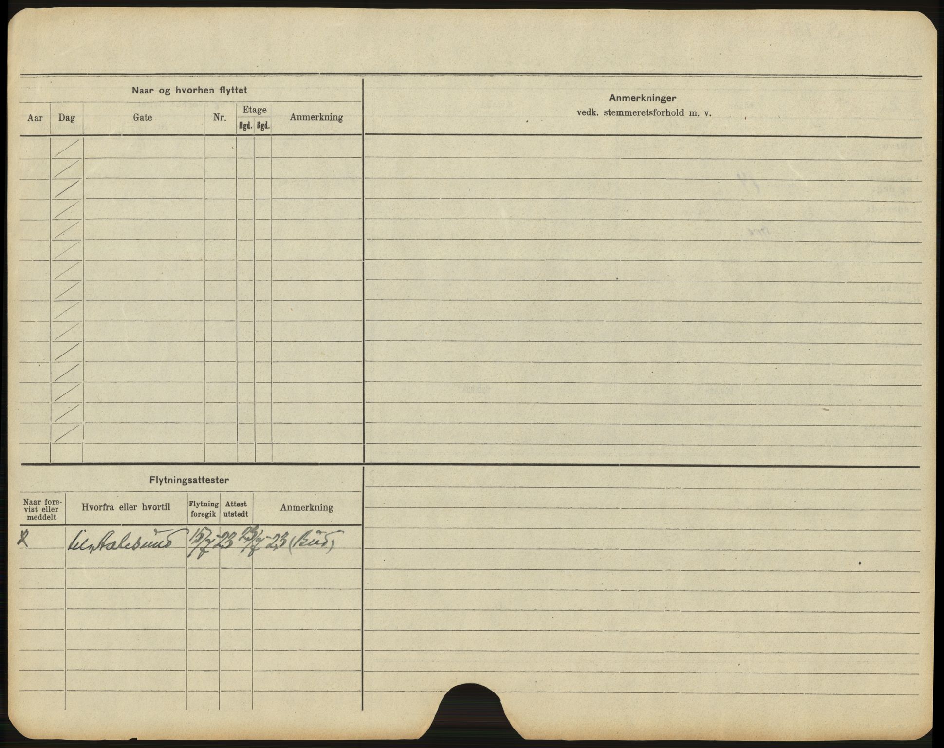 Trondheim folkeregister, AV/SAT-A-1608/1/F/Fb/L0018: Utflyttede I - O, 1923