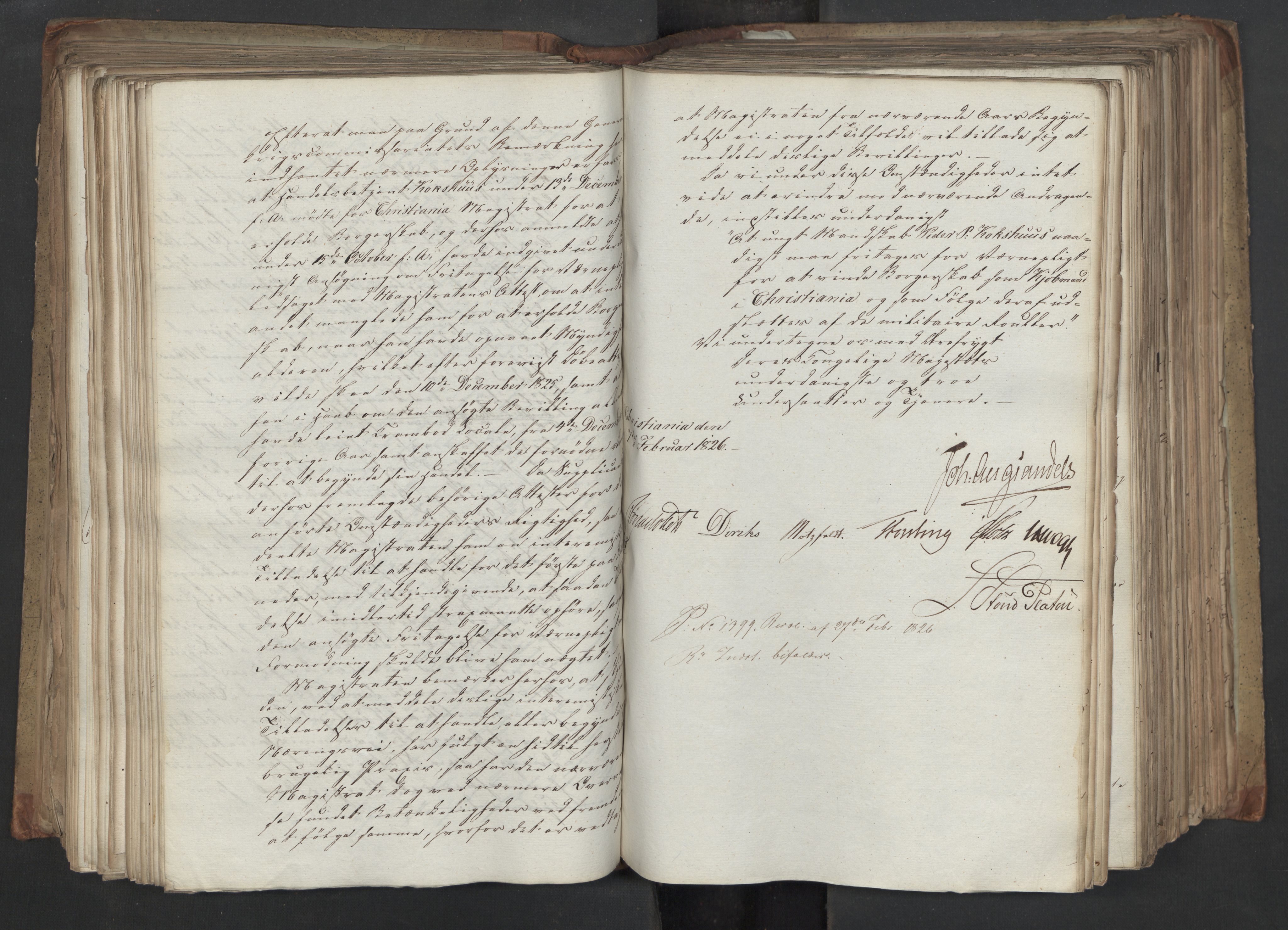 Statsrådsavdelingen i Stockholm, AV/RA-S-1003/D/Da/L0045: Regjeringsinnstillinger nr. 3067-3307, 1826, s. 258