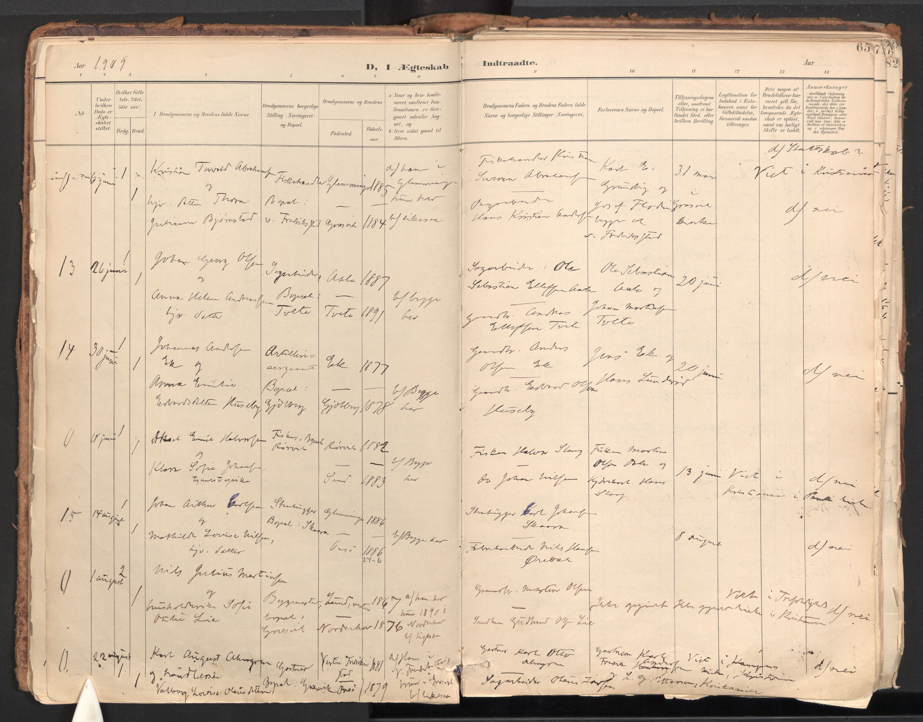 Onsøy prestekontor Kirkebøker, AV/SAO-A-10914/F/Fa/L0009: Ministerialbok nr. I 9, 1899-1966, s. 65
