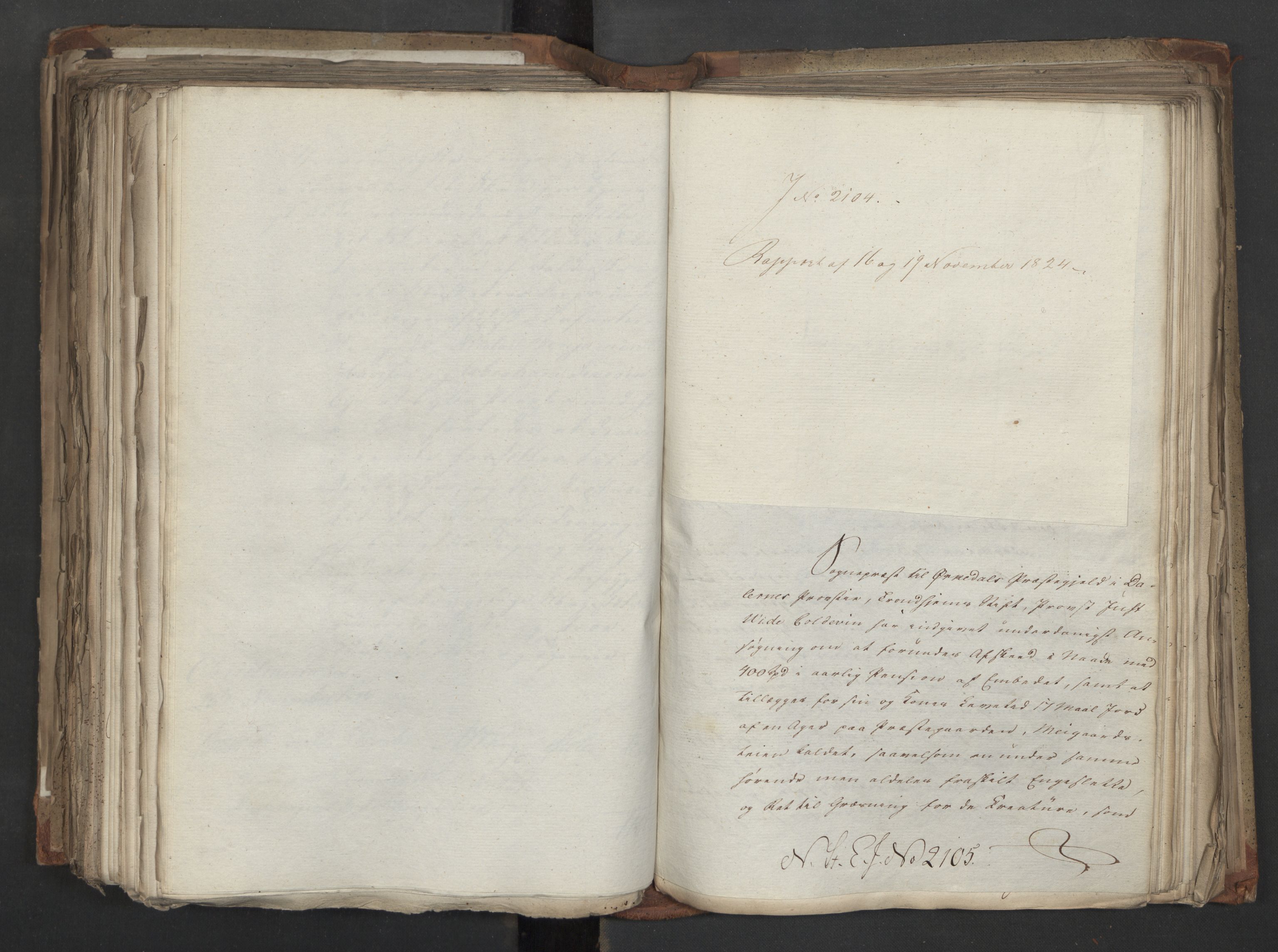Statsrådsavdelingen i Stockholm, AV/RA-S-1003/D/Da/L0040: Regjeringsinnstillinger nr. 1947-2203, 1824, s. 475