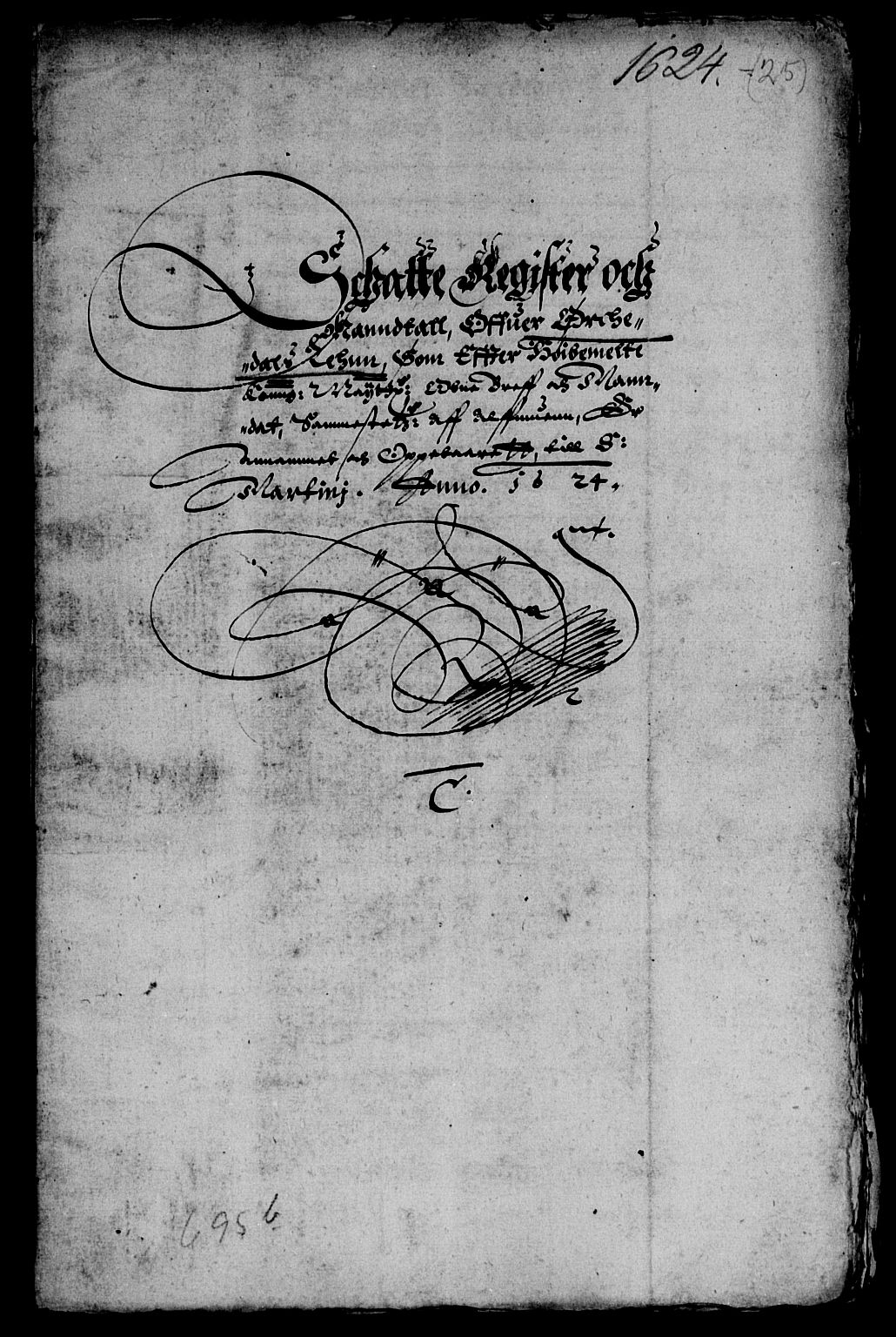 Rentekammeret inntil 1814, Reviderte regnskaper, Lensregnskaper, AV/RA-EA-5023/R/Rb/Rbw/L0028: Trondheim len, 1624-1626