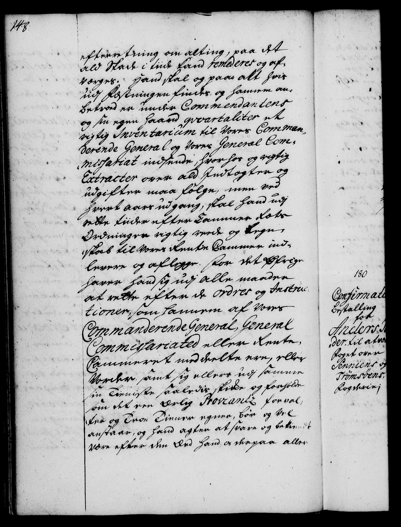 Rentekammeret, Kammerkanselliet, RA/EA-3111/G/Gg/Ggg/L0001: Norsk konfirmasjonsbestallingsprotokoll med register (merket RK 53.31), 1731-1737, s. 148