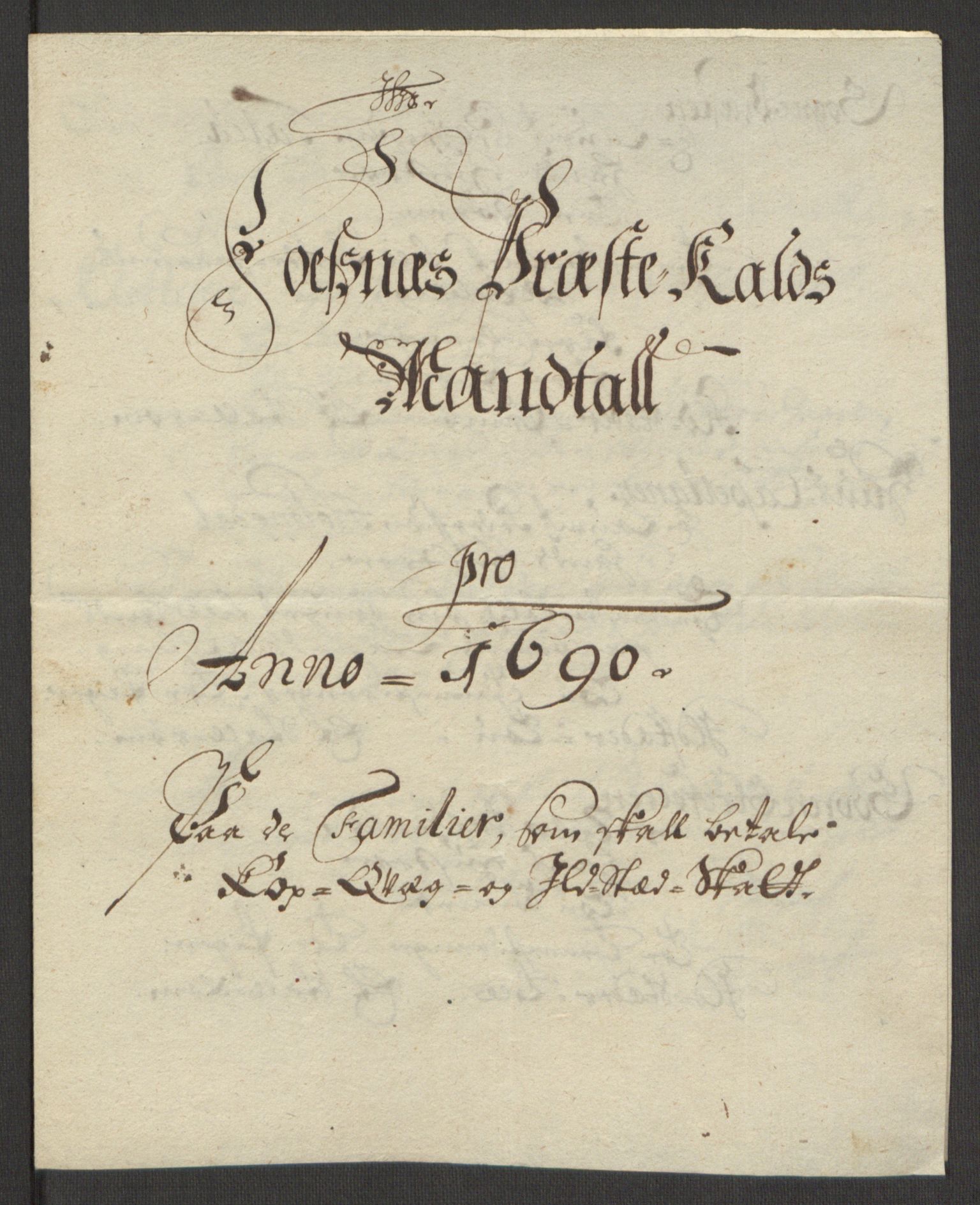 Rentekammeret inntil 1814, Reviderte regnskaper, Fogderegnskap, AV/RA-EA-4092/R64/L4423: Fogderegnskap Namdal, 1690-1691, s. 59