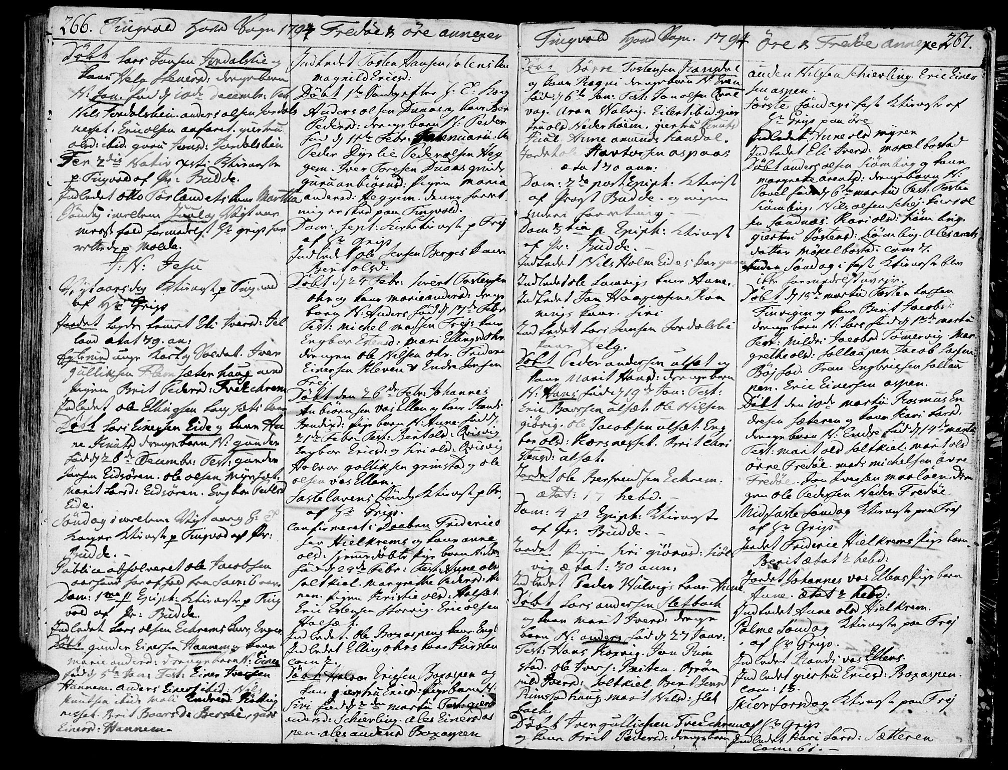 Ministerialprotokoller, klokkerbøker og fødselsregistre - Møre og Romsdal, AV/SAT-A-1454/586/L0980: Ministerialbok nr. 586A06, 1776-1794, s. 266-267