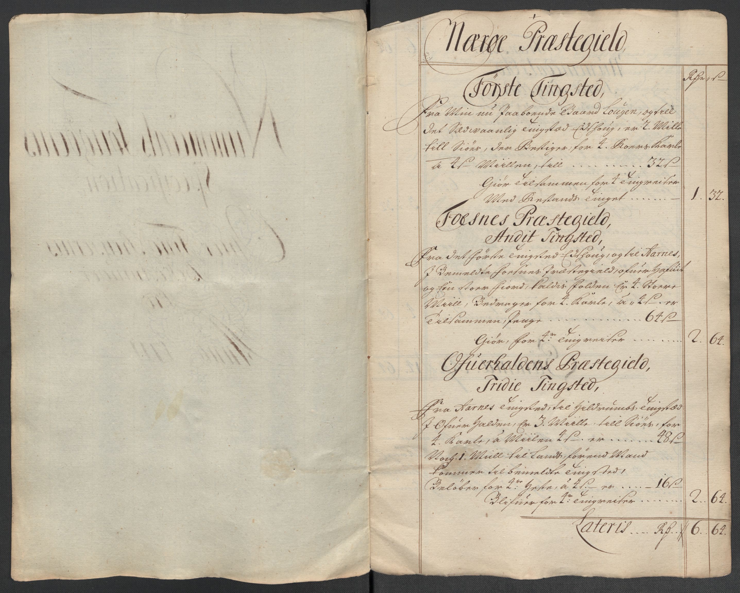 Rentekammeret inntil 1814, Reviderte regnskaper, Fogderegnskap, AV/RA-EA-4092/R64/L4432: Fogderegnskap Namdal, 1711, s. 244