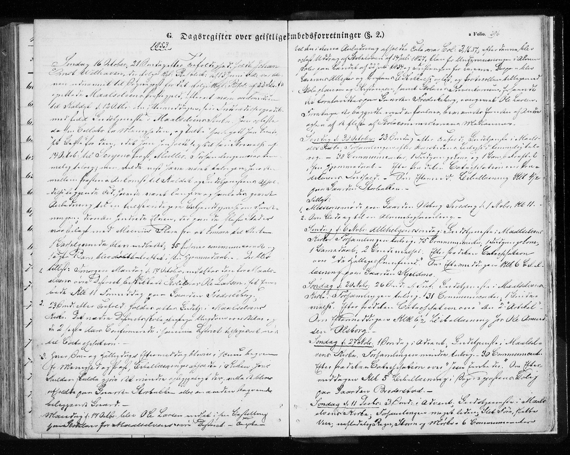 Målselv sokneprestembete, AV/SATØ-S-1311/G/Ga/Gaa/L0003kirke: Ministerialbok nr. 3, 1853-1863, s. 296