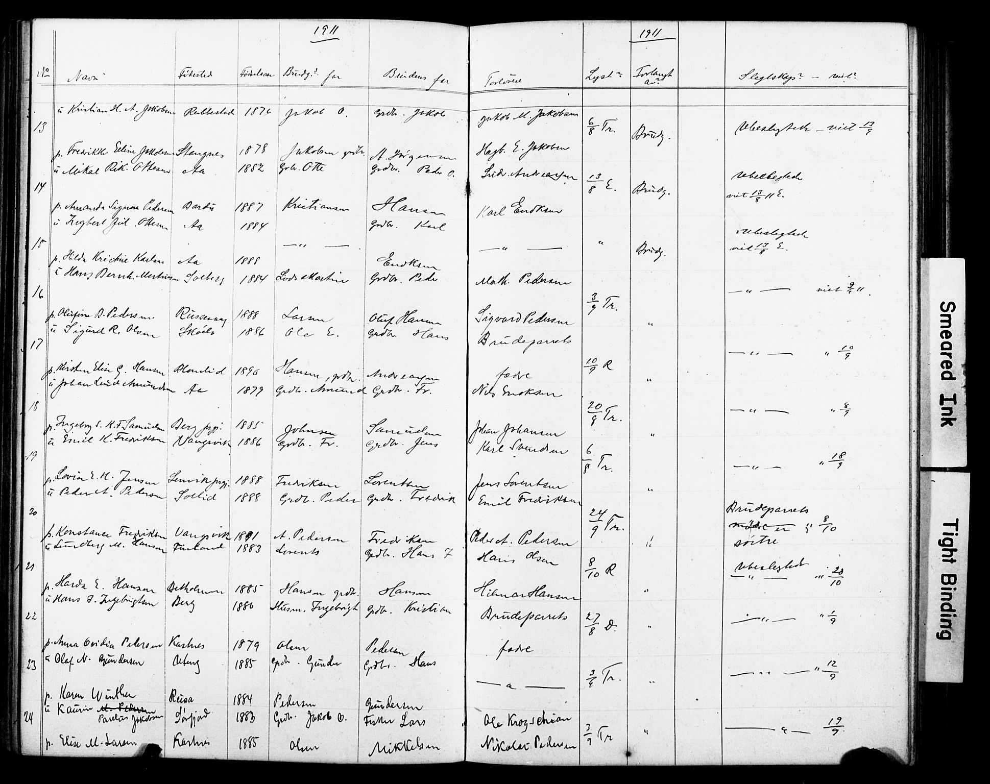 Tranøy sokneprestkontor, AV/SATØ-S-1313/J/Jc/L0052: Lysningsprotokoll nr. 52, 1876-1918