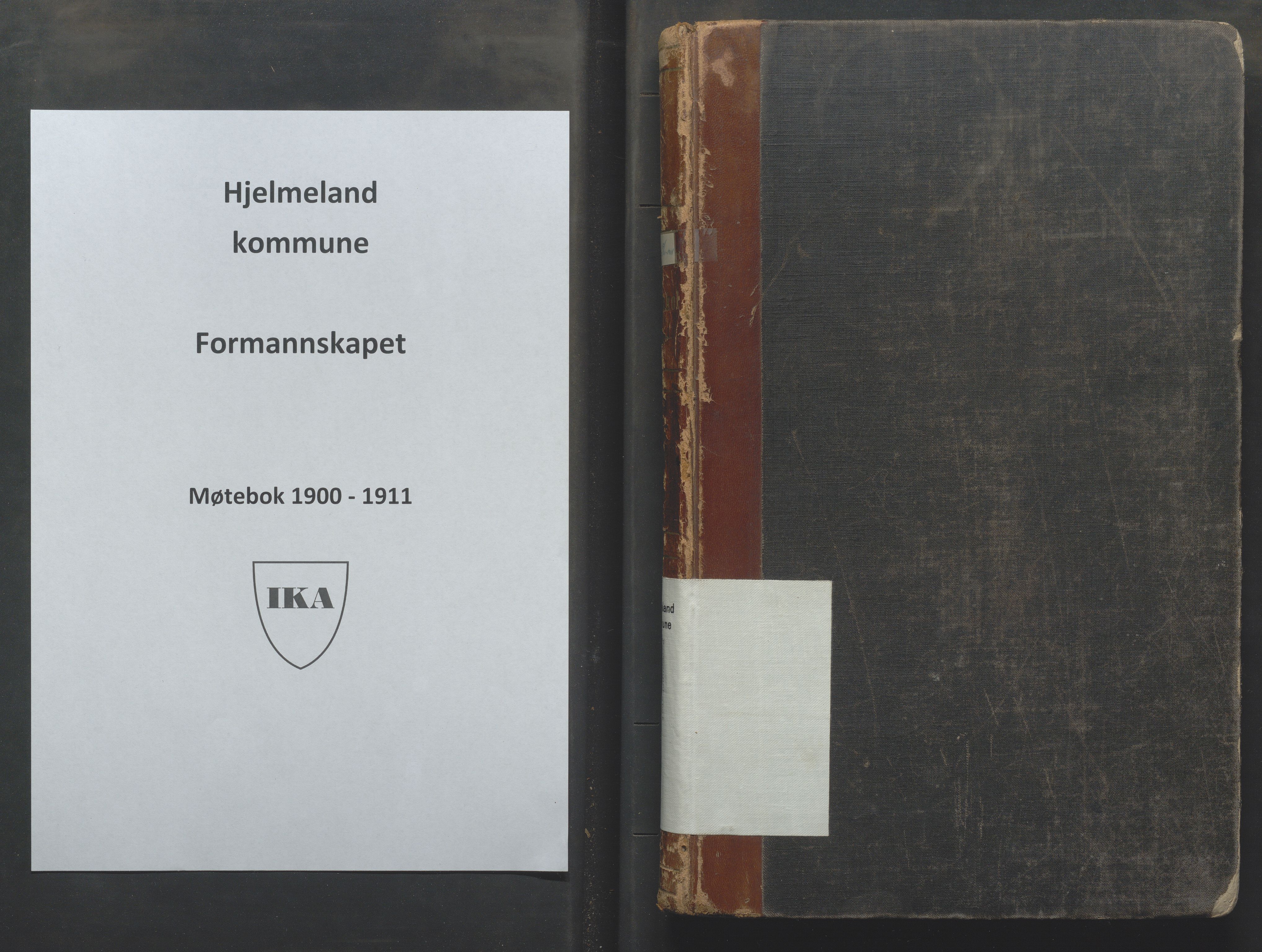 Hjelmeland kommune - Formannskapet, IKAR/K-102522/Aa/L0003: Møtebok, 1900-1911
