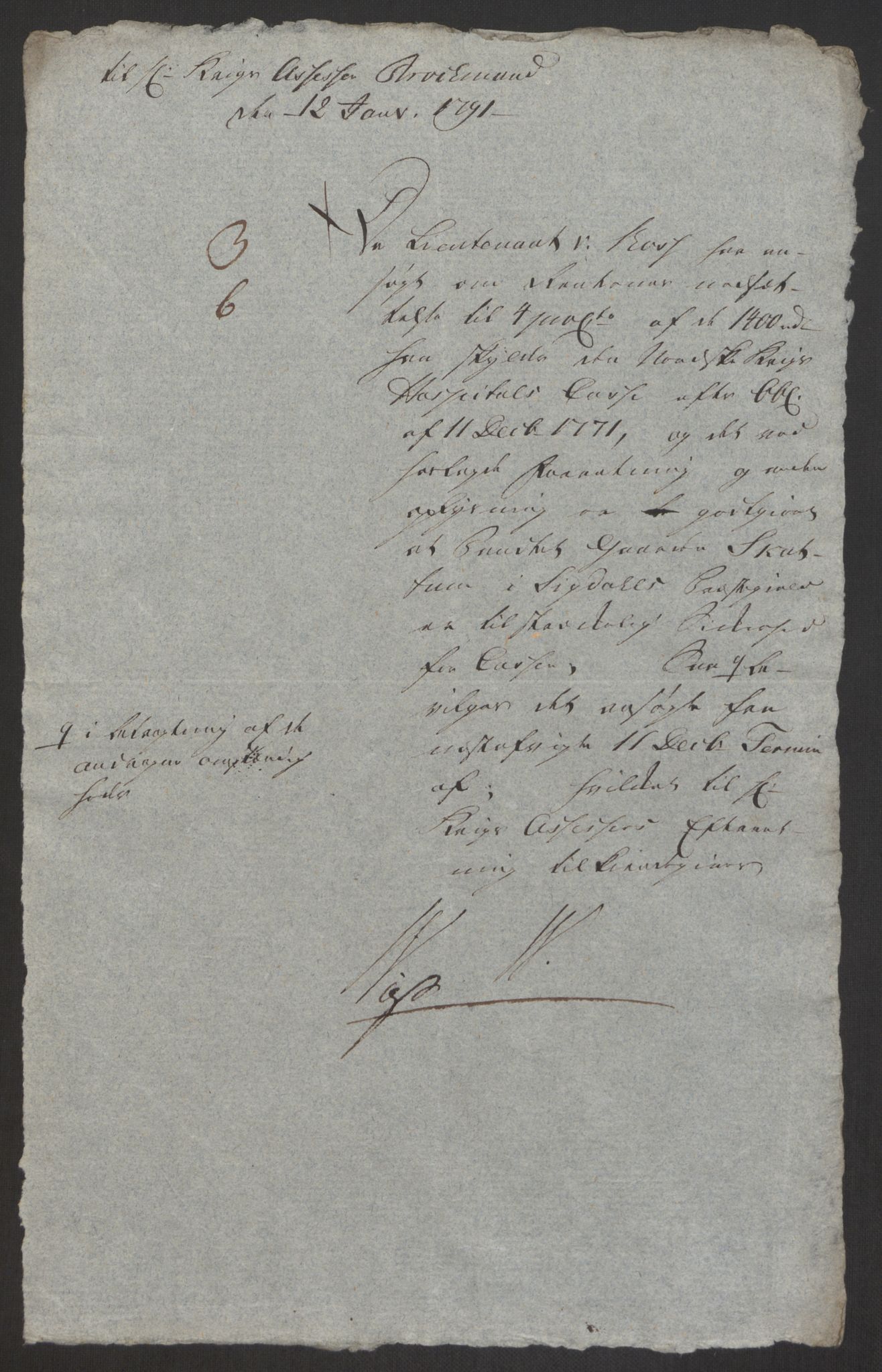 Forsvaret, Den norske kvesthuskasse/krigshospitalkasse, AV/RA-RAFA-1887/F/Fa/L0008: Konsepter, 1790-1793, s. 346