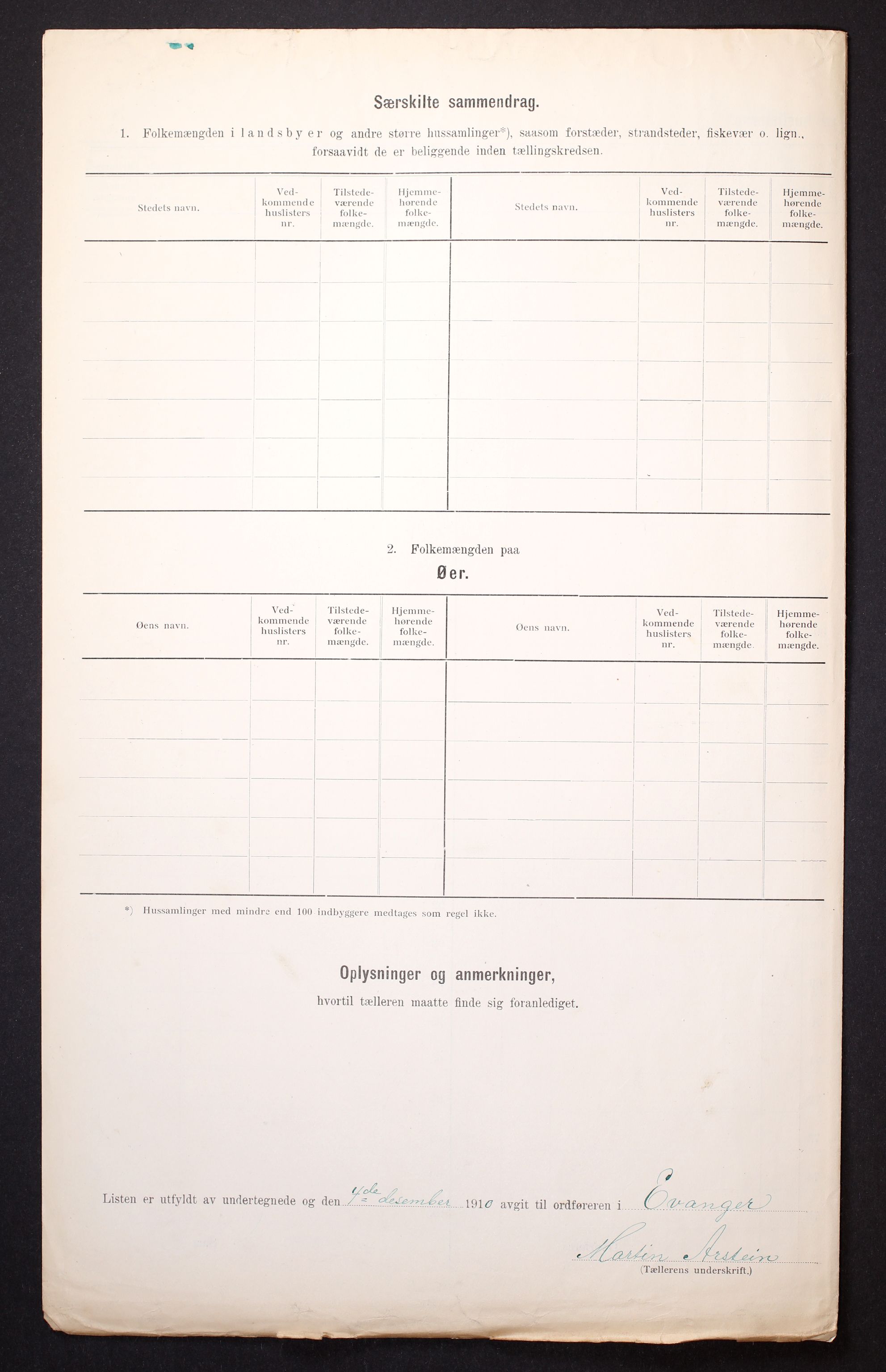 RA, Folketelling 1910 for 1237 Evanger herred, 1910, s. 36