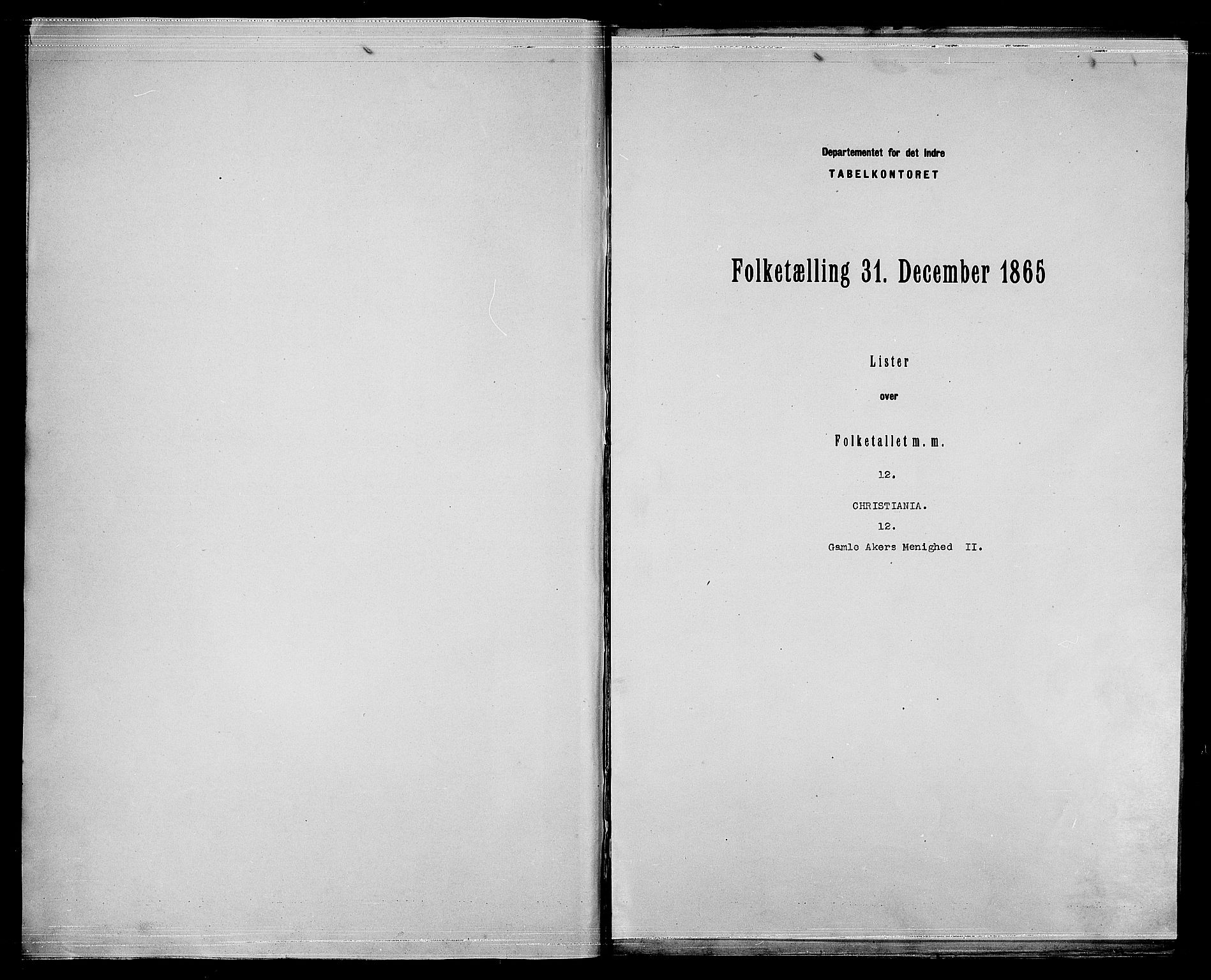 RA, Folketelling 1865 for 0301 Kristiania kjøpstad, 1865, s. 4904