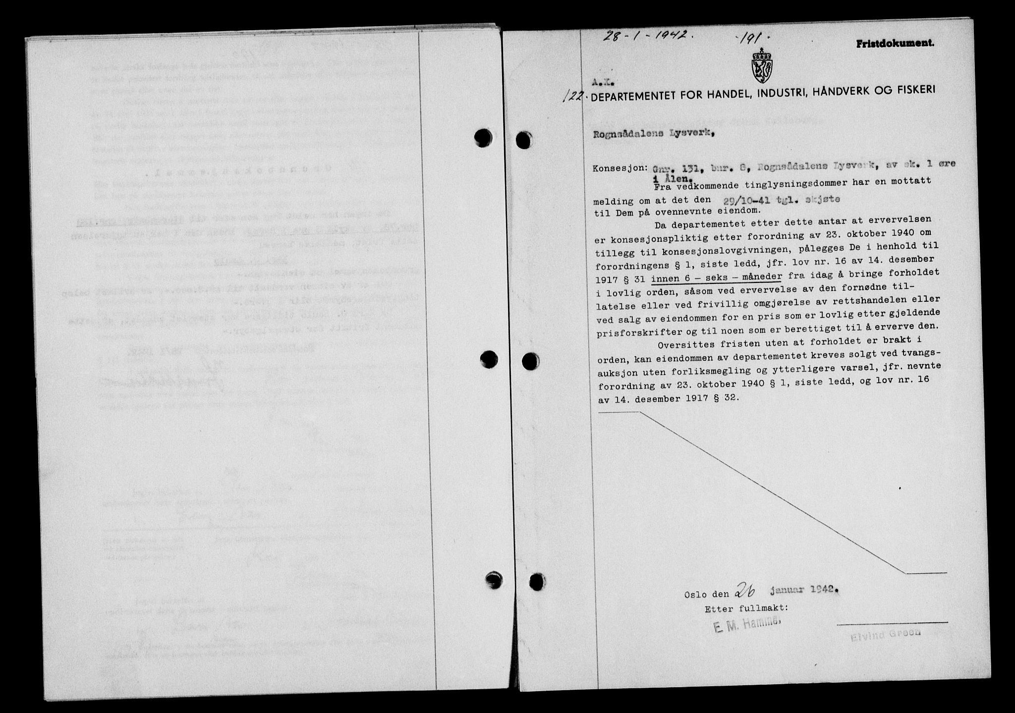 Gauldal sorenskriveri, SAT/A-0014/1/2/2C/L0054: Pantebok nr. 59, 1941-1942, Dagboknr: 122/1942